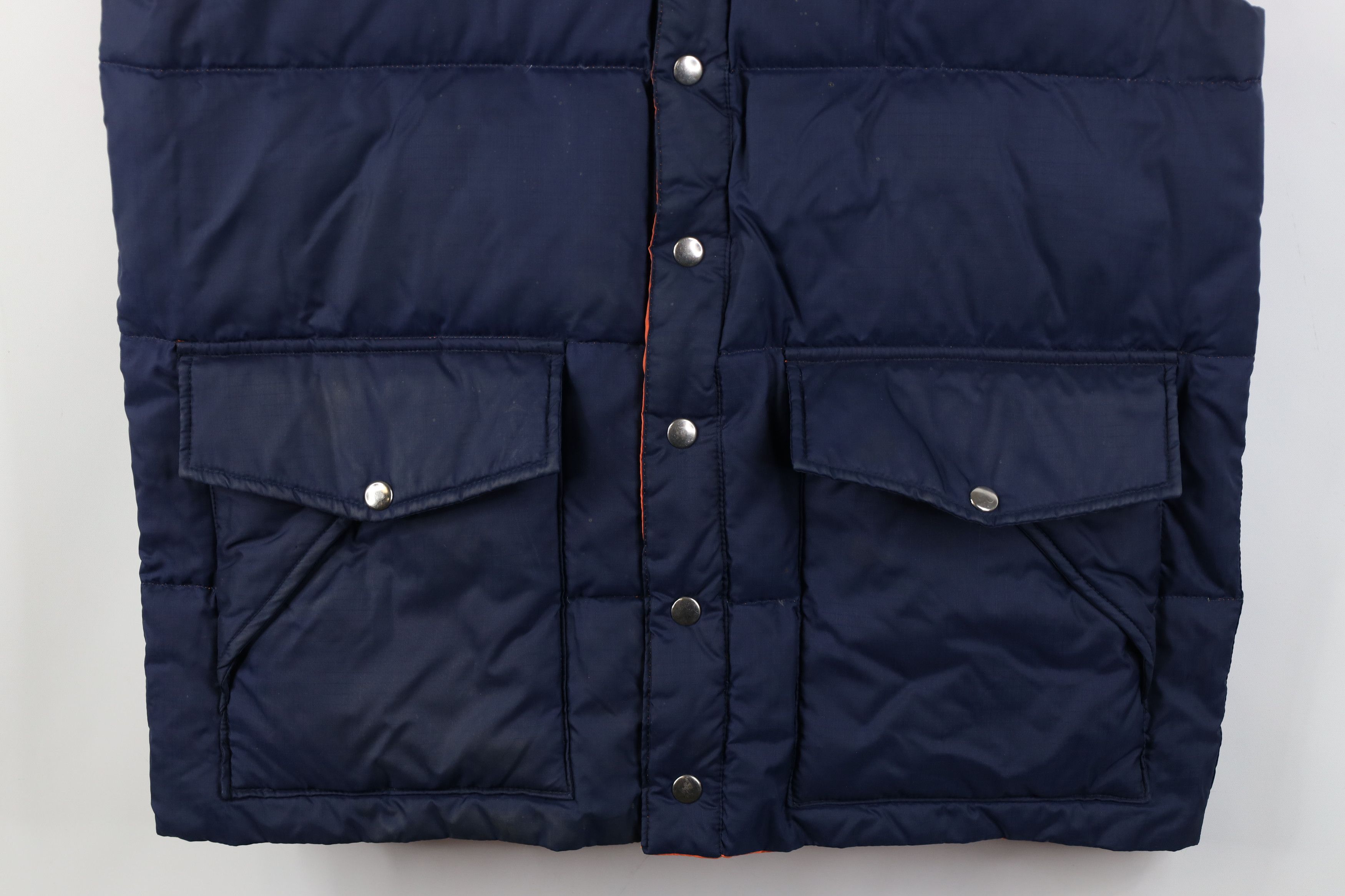 Vintage Vintage 70s Streetwear Reversible Down Puffer Vest Jacket Size US M / EU 48-50 / 2 - 3 Thumbnail