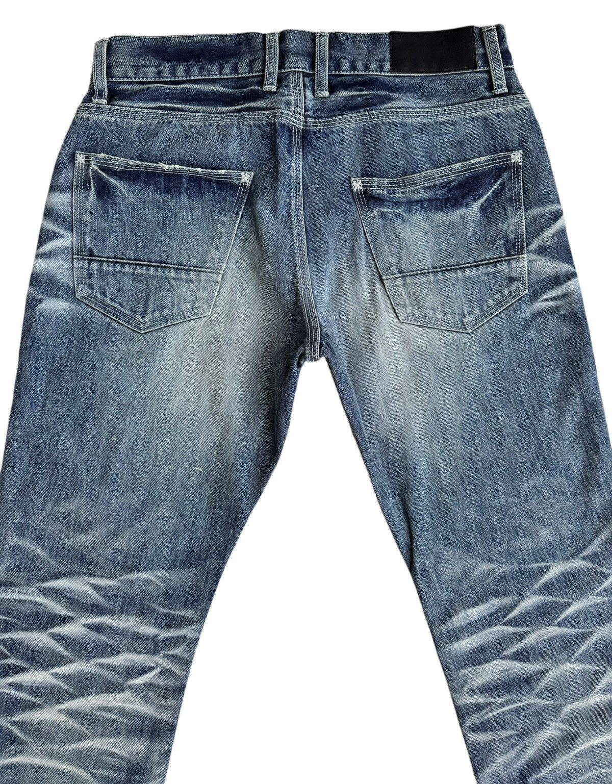 Japanese Brand ⚡️Distressed Japanese Brand Urban Craft Vintage Flare Jeans Size US 32 / EU 48 - 6 Thumbnail