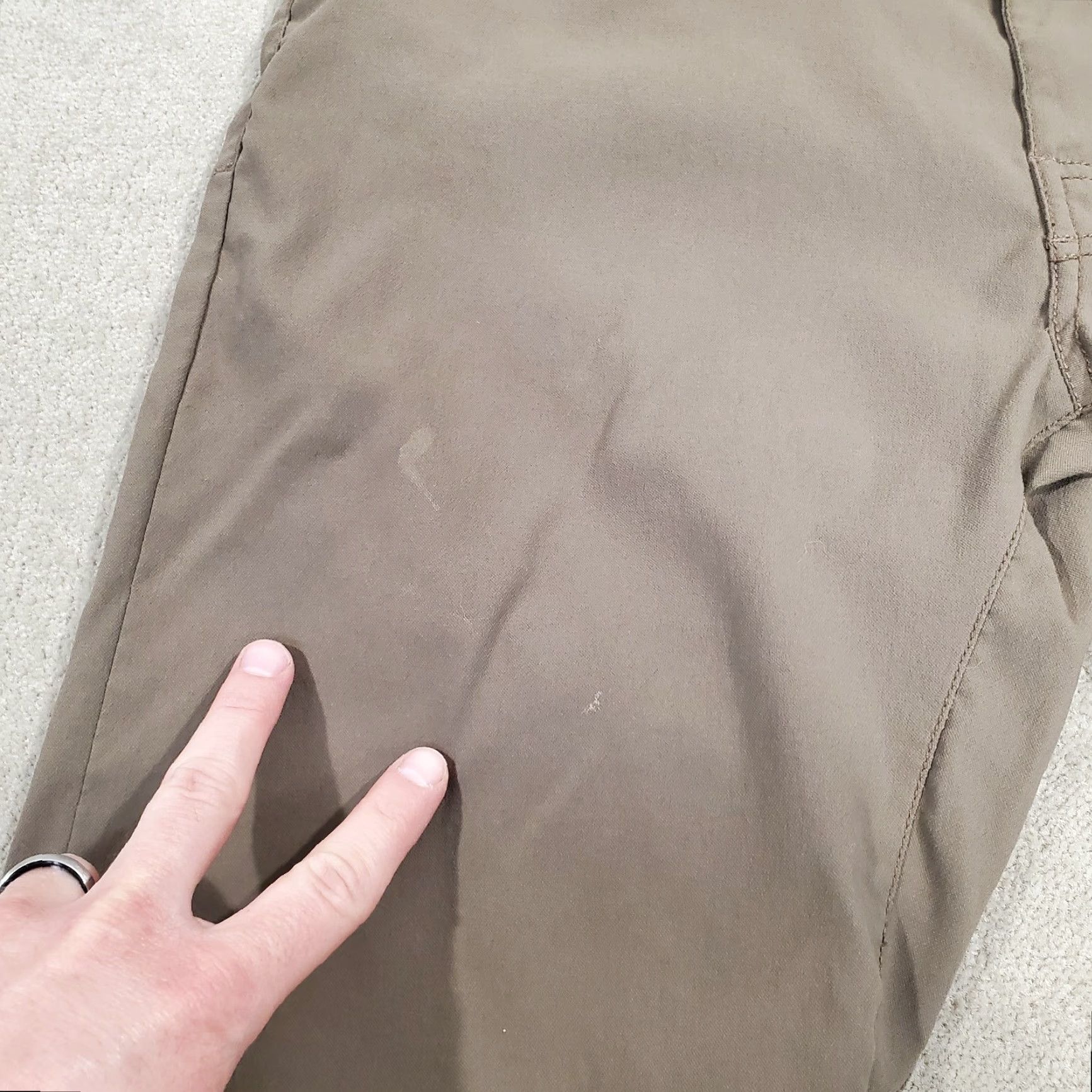Prana PrAna Pants Mens 32x29 Green Slim Chino Straight Front Flat Front Nylon Spandex Pockets Casual Outdoor Hiking M4BN30312 Size US 31 - 3 Thumbnail