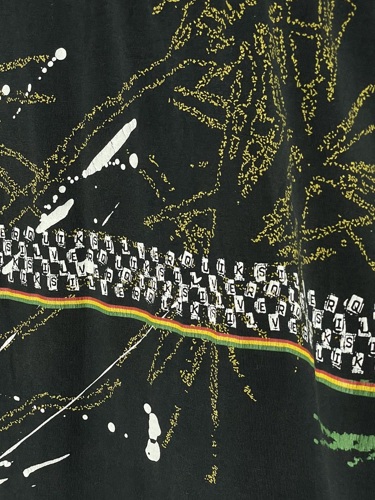 Quiksilver × Vintage Y2K Faded Tank Top Quiksilver Vintage Rasta Tee Streetwear Size US L / EU 52-54 / 3 - 7 Thumbnail