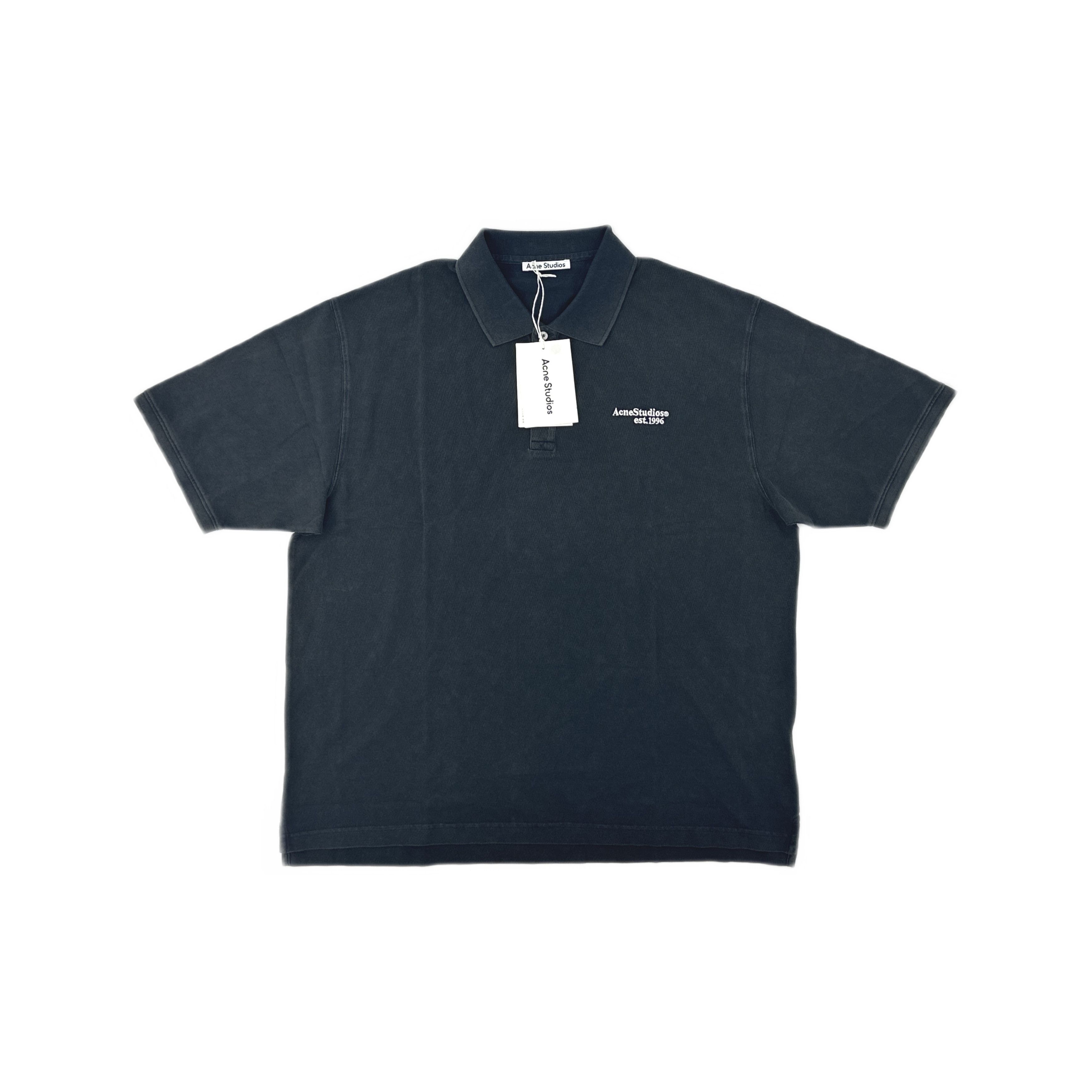 Acne Studios Acne Studios Embroidered Logo Polo Shirt Size M Size US M / EU 48-50 / 2 - 1 Thumbnail