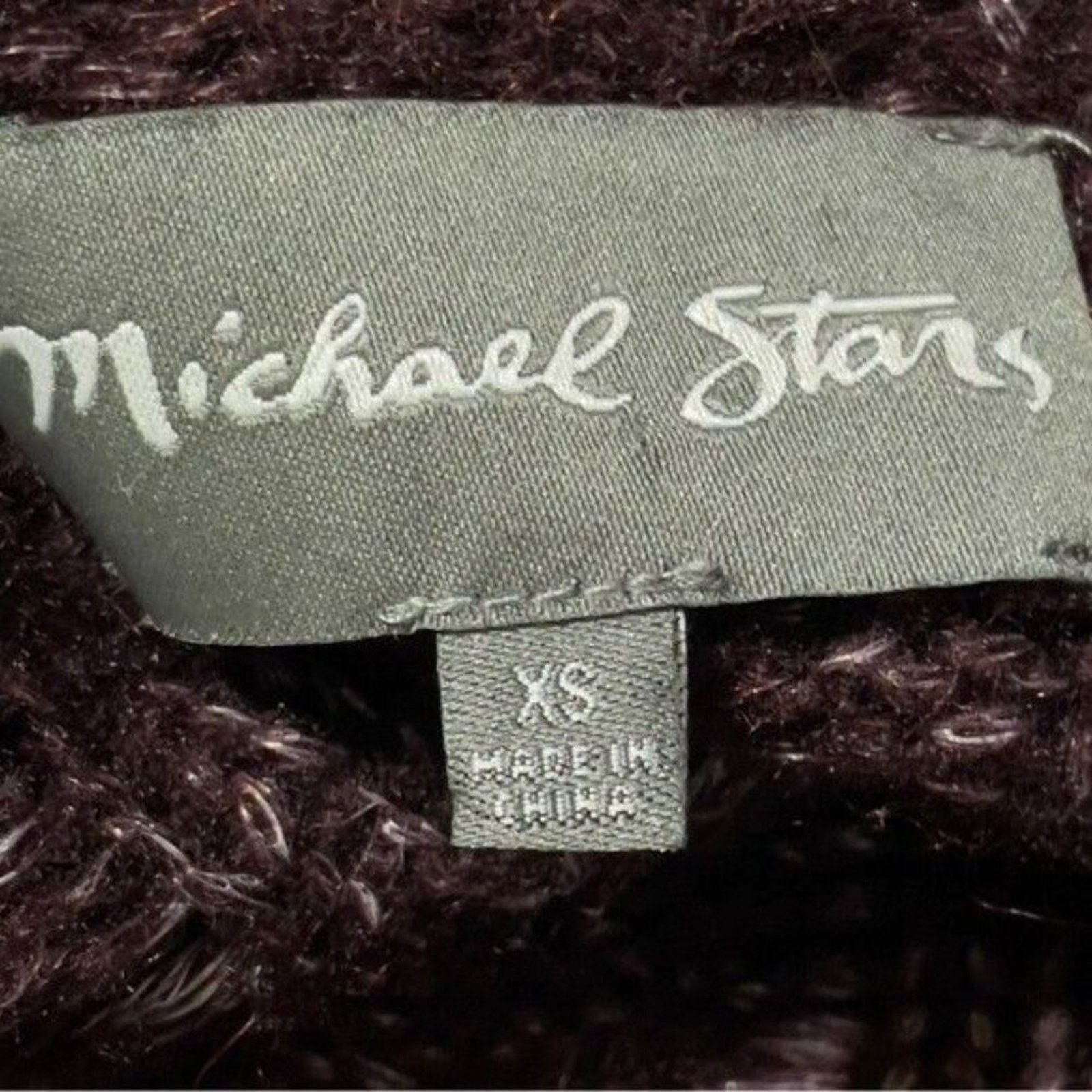 Michael Stars Michael Stars XS Marled Cable Knit Sweater Alpaca Wool Size XS / US 0-2 / IT 36-38 - 5 Thumbnail