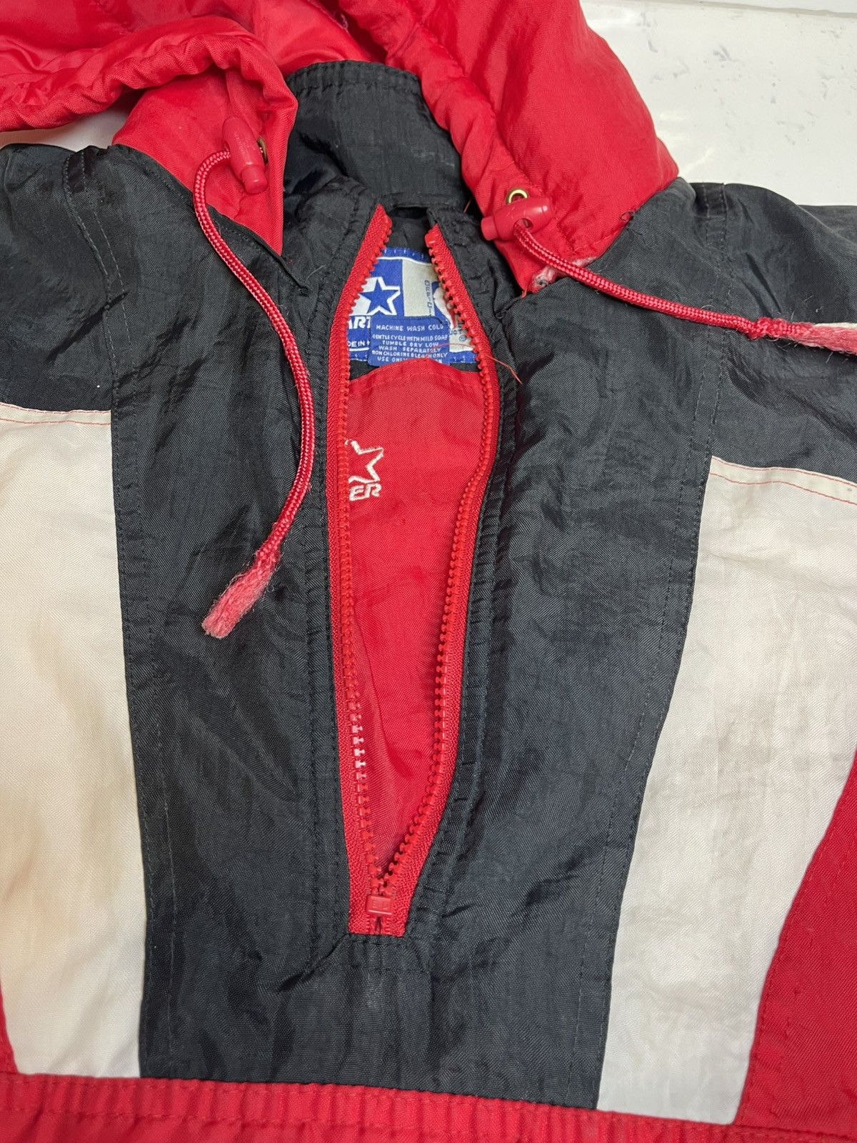 Starter Chicago Bulls Starter Jacket Sz XL with Defects *READ Size US XL / EU 56 / 4 - 9 Thumbnail
