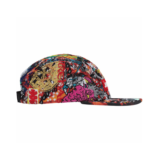Supreme Supreme AOI Embroidered Camp Cap Red Flames Size ONE SIZE - 2 Thumbnail