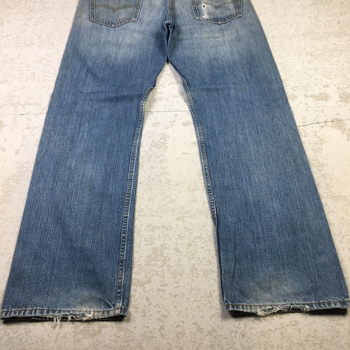 Levi's Distressed Levis 569 Vintage Style Jeans Size US 36 / EU 52 - 4 Thumbnail