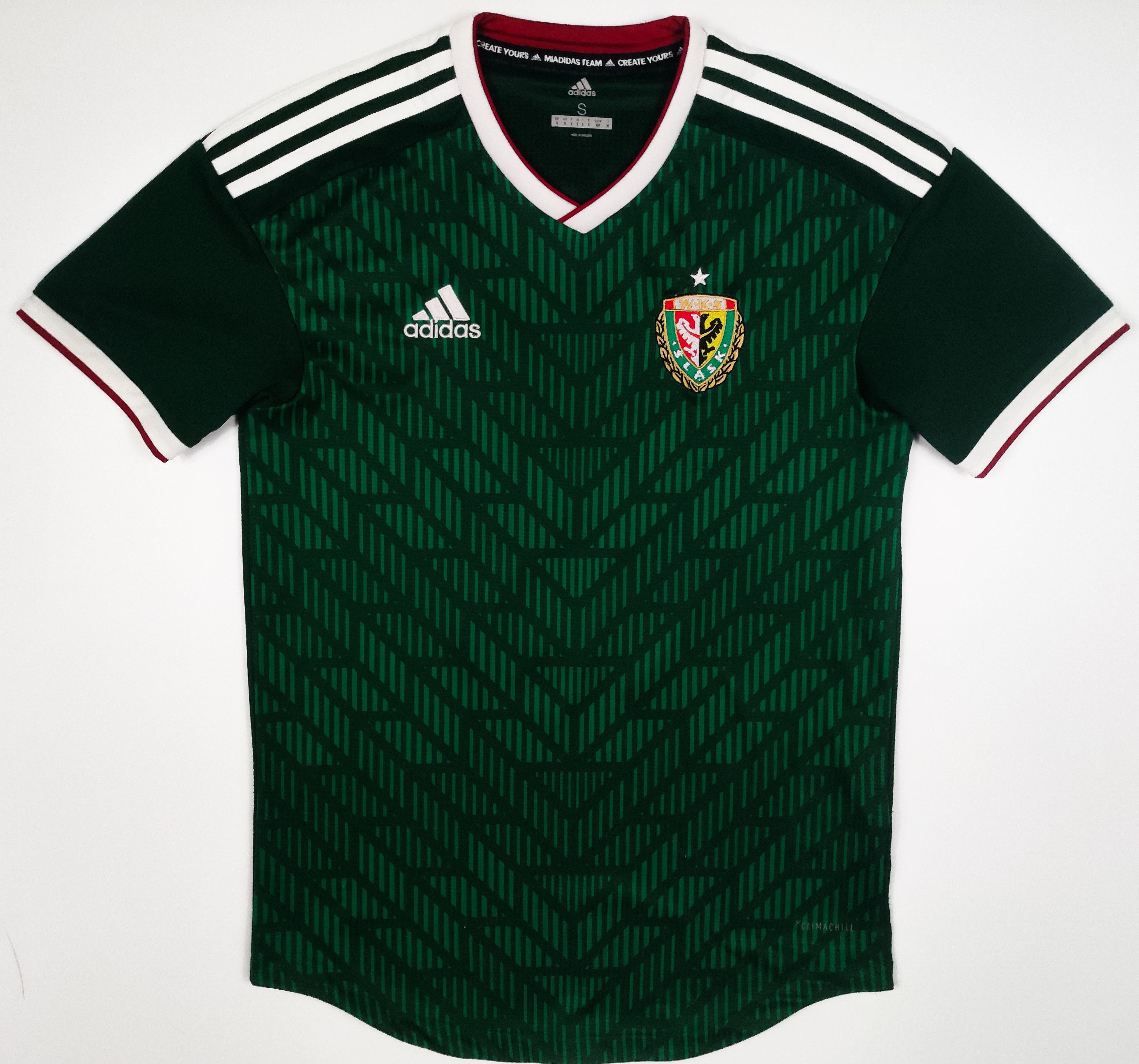 Adidas Płacheta #8 Śląsk Wrocław 2019 2020 Adidas Home Shirt Size US S / EU 44-46 / 1 - 2 Thumbnail