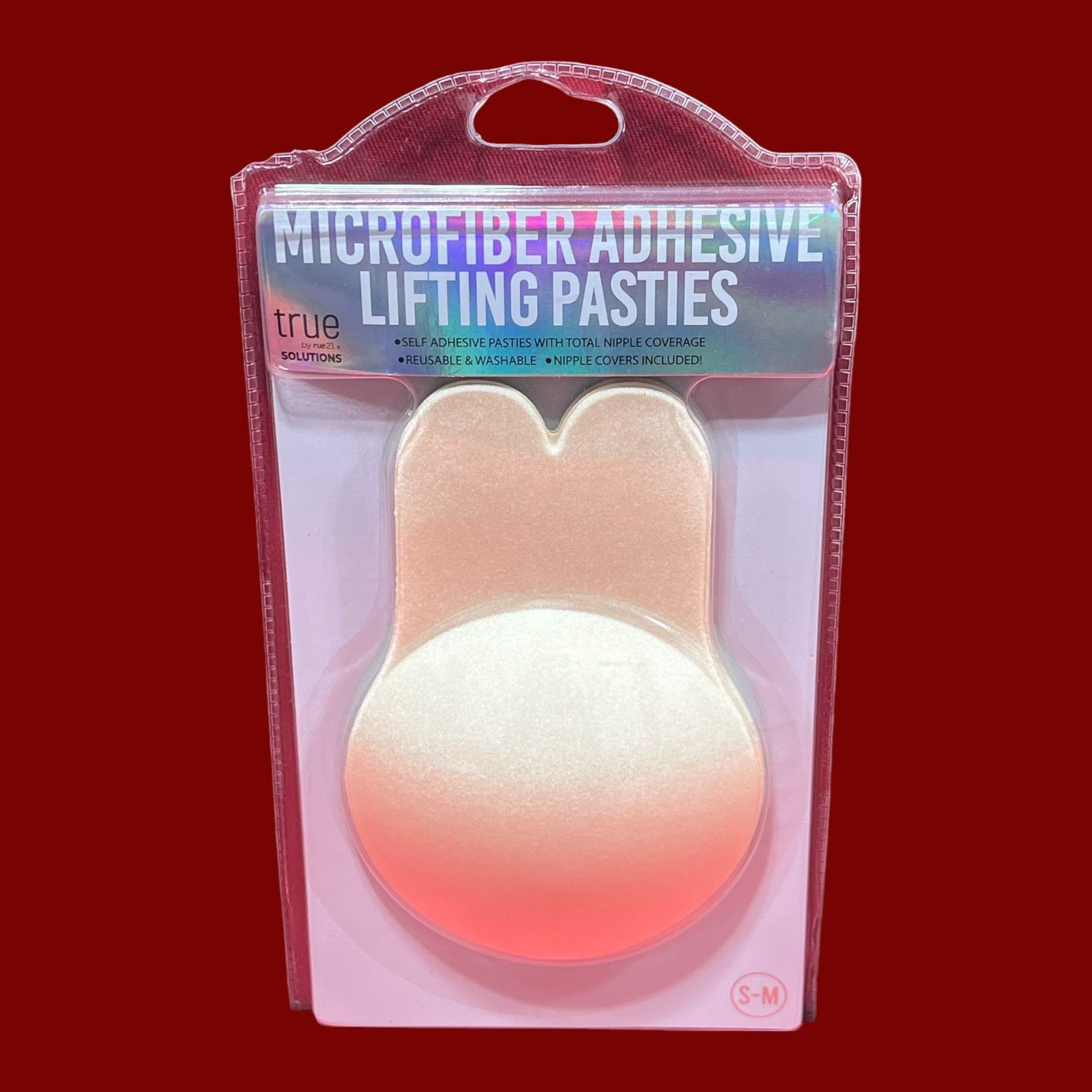 Other True By Rue 21 - Microfiber Adhesive Lifting Pasties - Fair Size ONE SIZE - 1 Thumbnail
