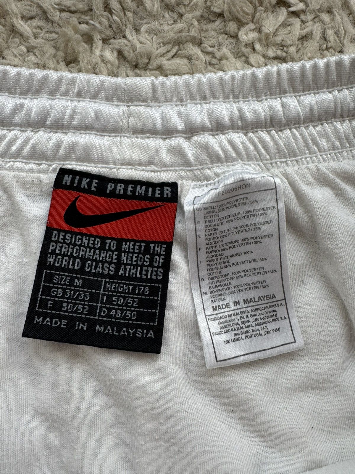 Nike Vintage Arsenal 1995-1996 Home Soccer Shorts Nike Kit Shirt Size US 32 / EU 48 - 12 Thumbnail