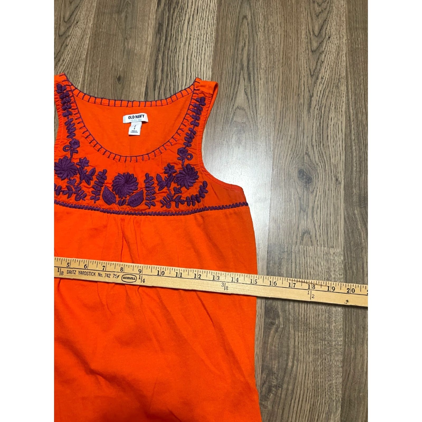 Old Navy Old Navy Tank Top Women S Sleeveless Purple Orange Tank Shirt Casual Summer Size S / US 4 / IT 40 - 4 Thumbnail