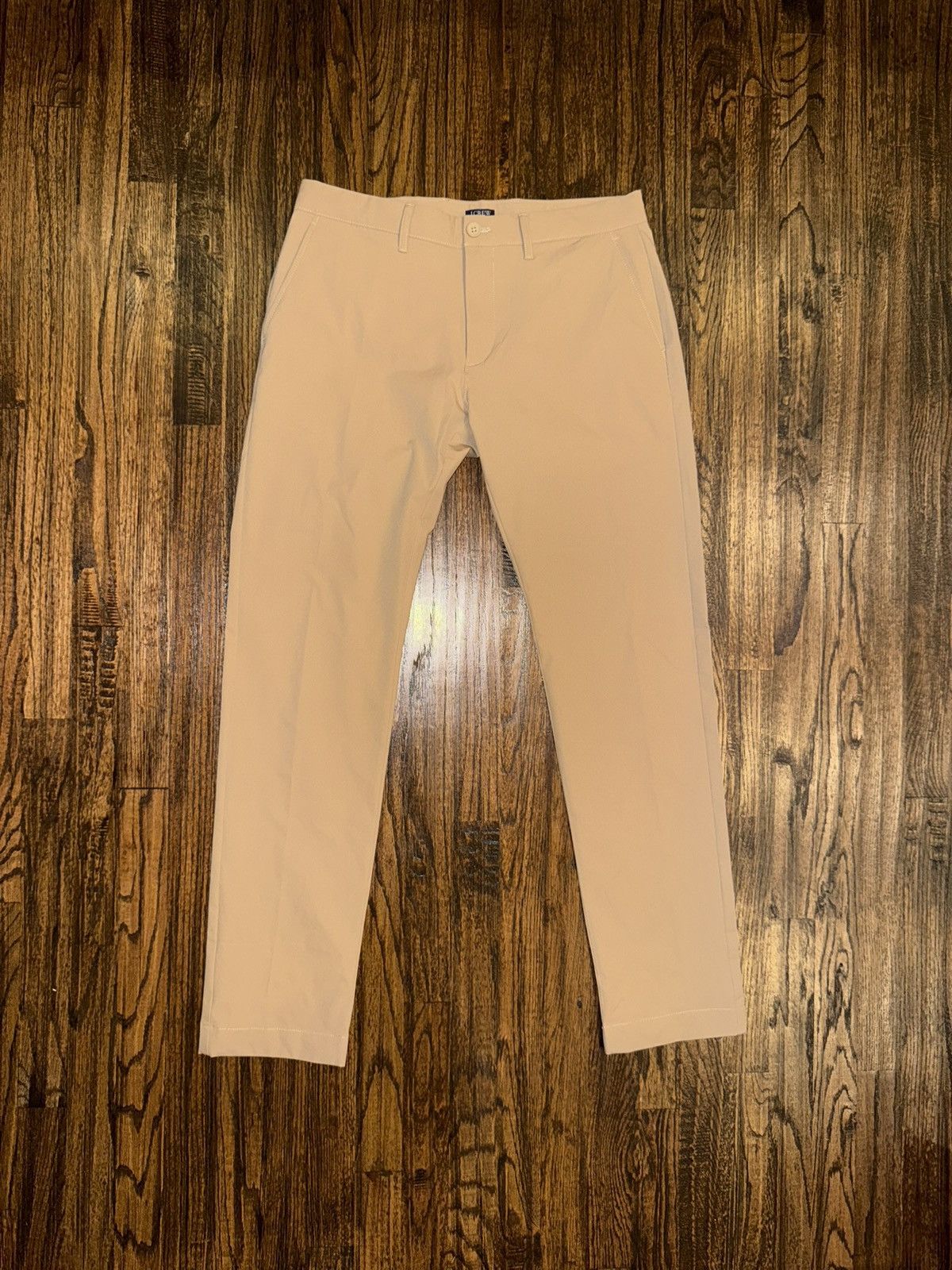 J.Crew J. Crew 32 X 34 Khaki Tan Slim Fit Flex Tech Pant Chino Size US 32 / EU 48 - 4 Thumbnail
