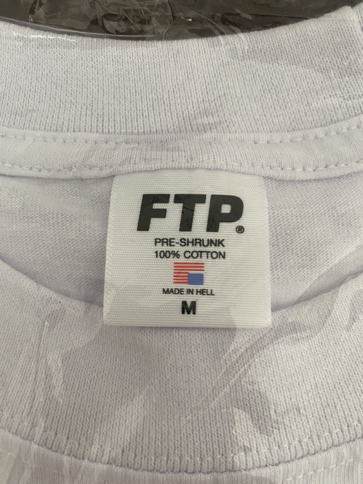 Fuck The Population FTP 14 Year Anniversary Logo Tee White Size: M Brand New Size US M / EU 48-50 / 2 - 2 Thumbnail