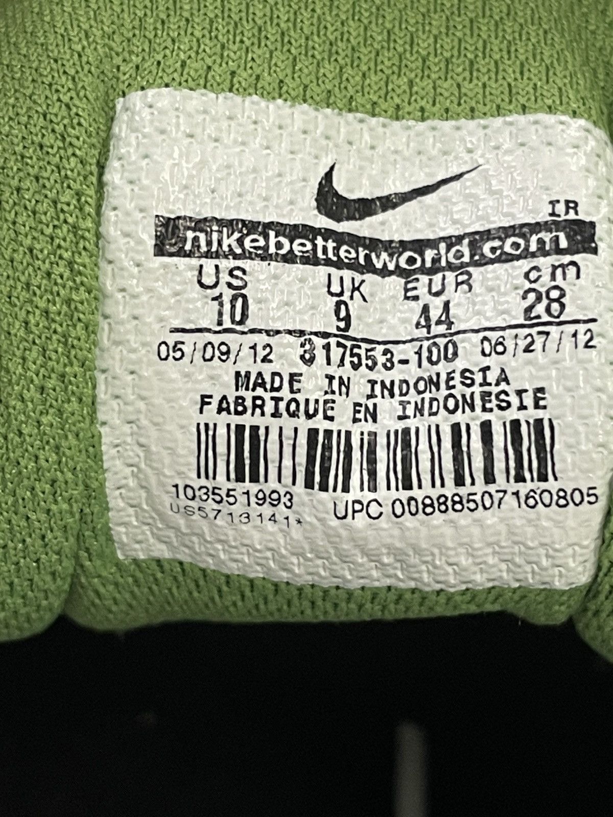 Nike Nike Air Trainer 1 Mid Premium Chlorophyll 2008 Men Size 10 Size US 10 / EU 43 - 17 Thumbnail