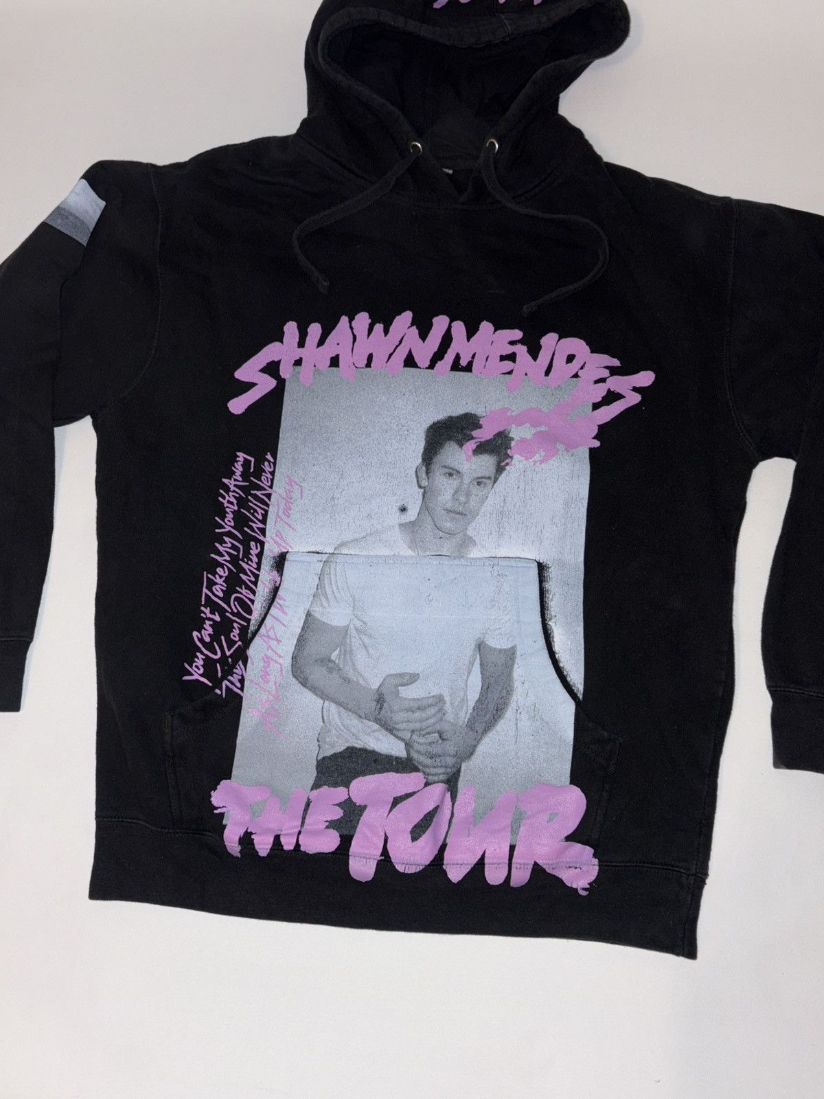 Vintage 2019 Shawn Mendes YCTMYA The Tour Concert LS Pullover Hoodie Size L / US 10 / IT 46 - 2 Thumbnail