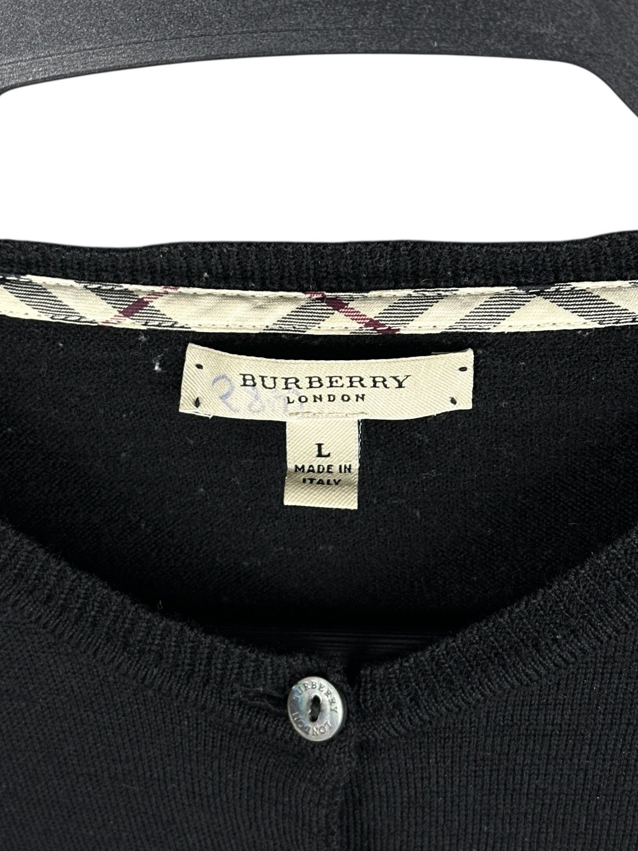Burberry Burberry London Women’s Long Sleeve Cardigan Wool Sweater Size L / US 10 / IT 46 - 11 Thumbnail