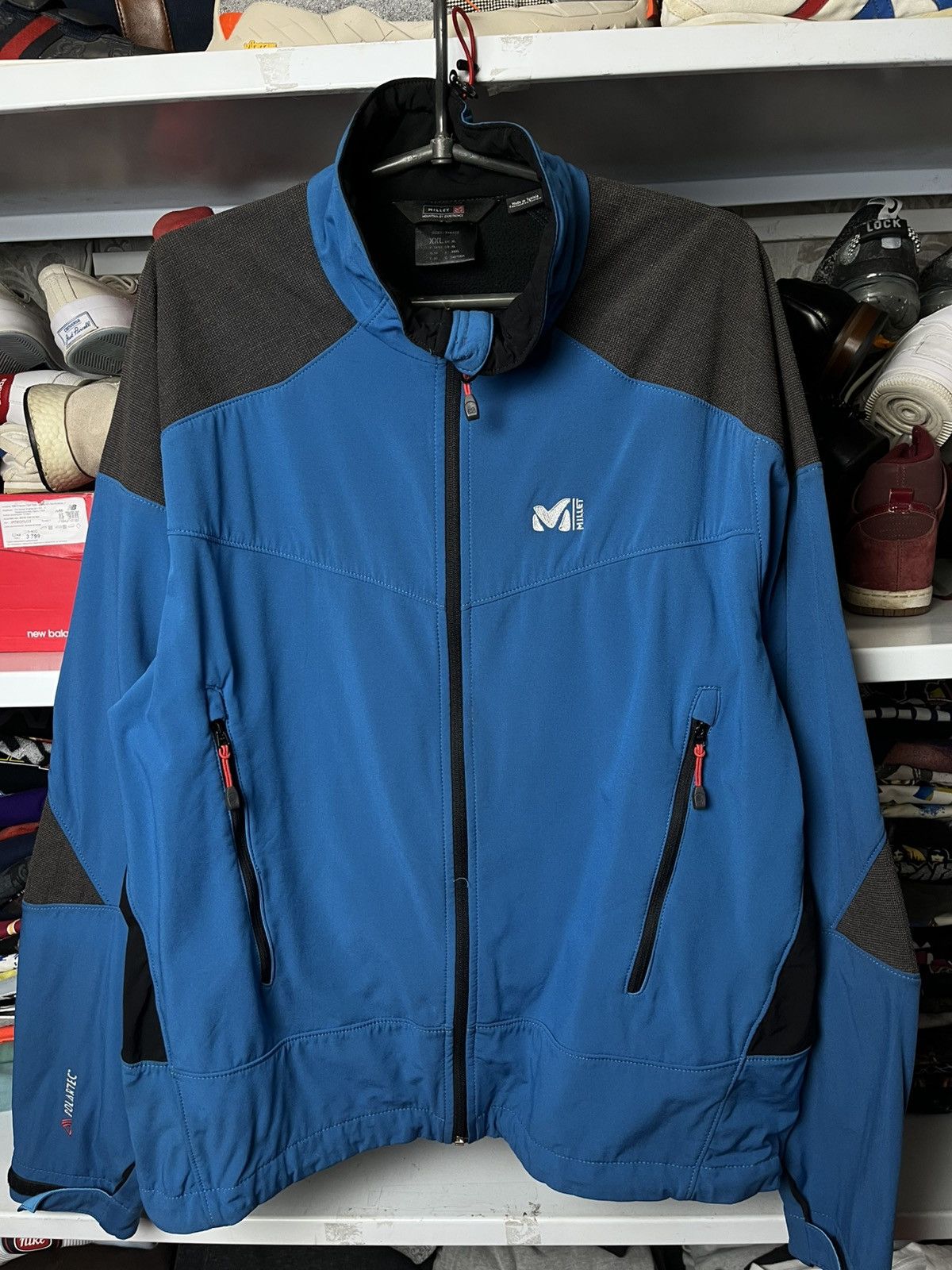 Other Millet Pro Touring Polartec Blue Softshell Jacket Large Size US XL / EU 56 / 4 - 3 Thumbnail