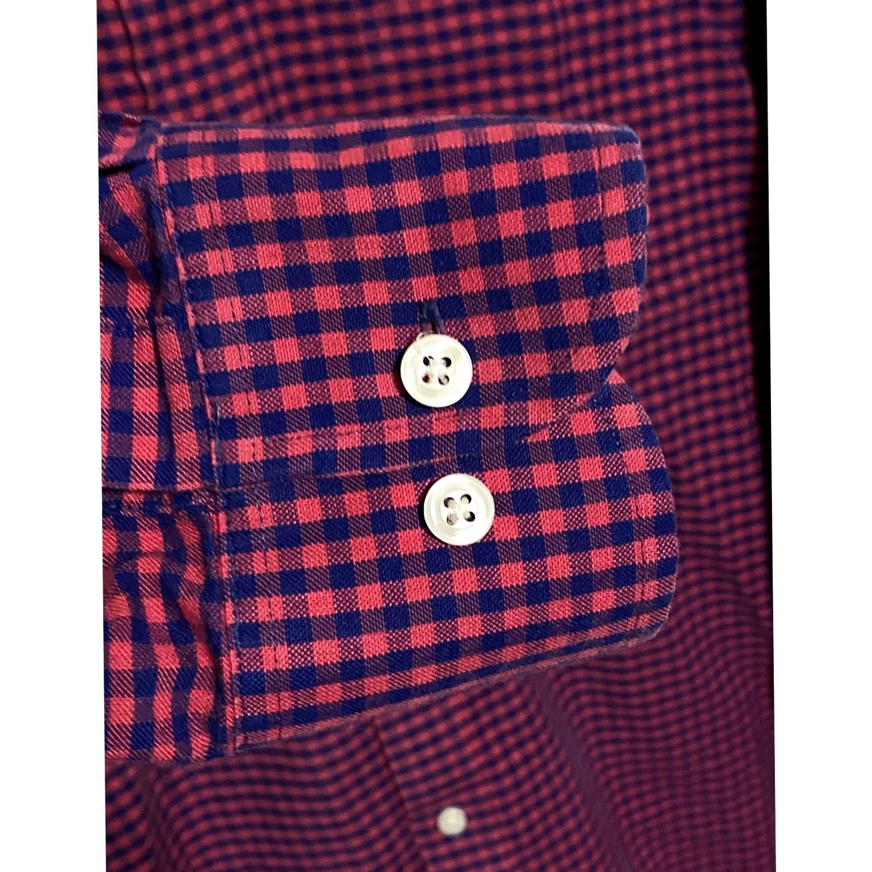 Dockers VINTAGE Dockers Battery Street Red Blue Check Button-Down Shirt Classic Fit M Men Red Blue Check Button-Down Shirt Mens M Preppy Workwear Size US M / EU 48-50 / 2 - 5 Thumbnail
