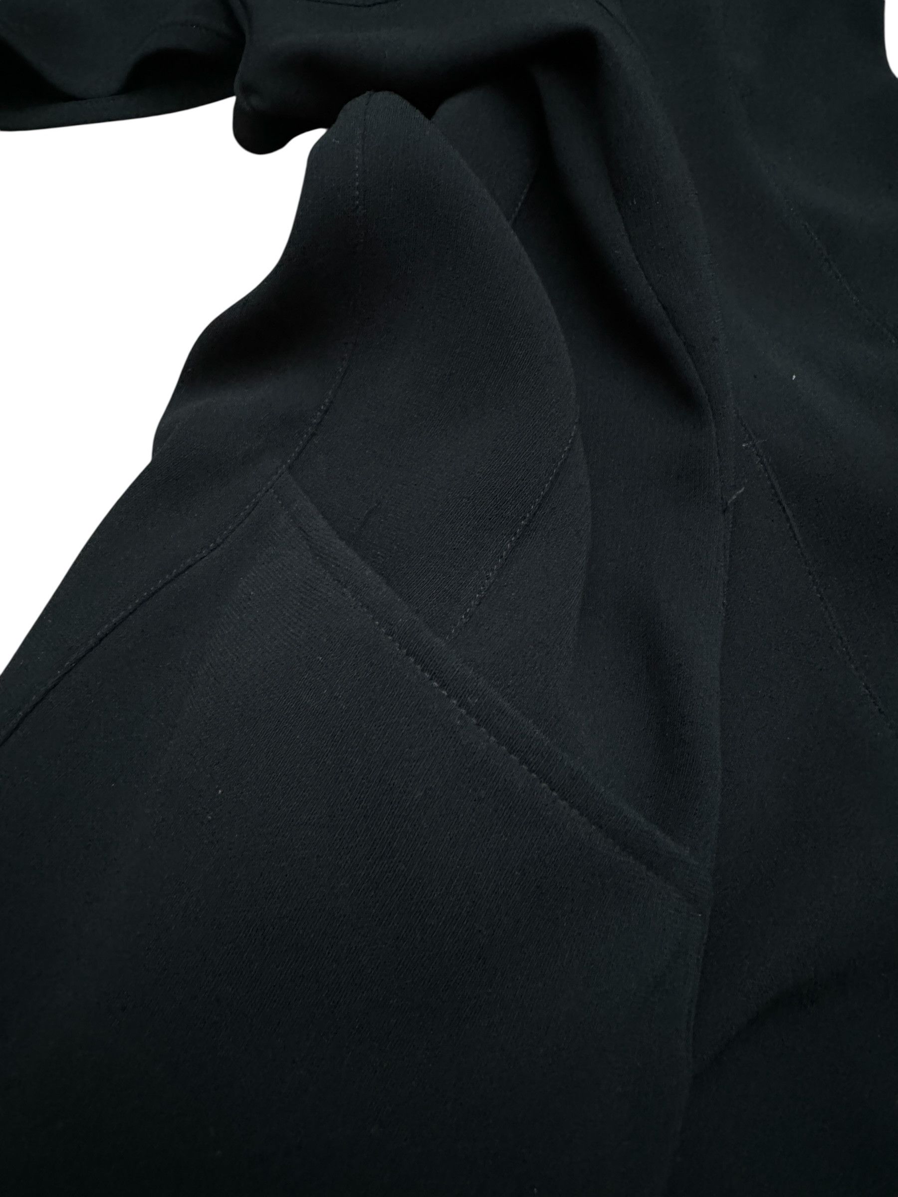 Thierry Mugler 1990s Black Wide-Leg Jumpsuit Size M / US 6-8 / IT 42-44 - 5 Thumbnail
