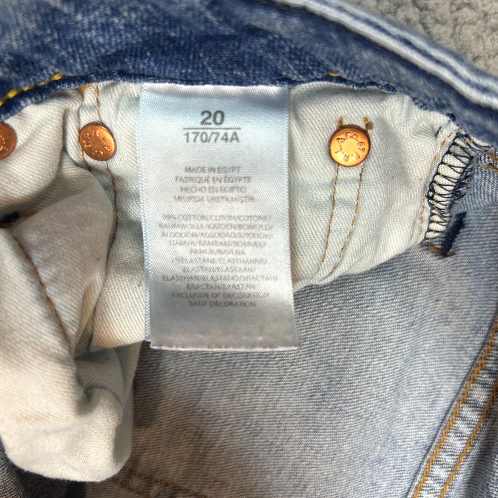 Polo Ralph Lauren VINTAGE Polo Ralph Lauren Womens Jeans Hampton Straight Fit 20 30x31 Dark Blue 5-Pocket Design Womens Jeans Size 42" / US 20 - 3 Thumbnail