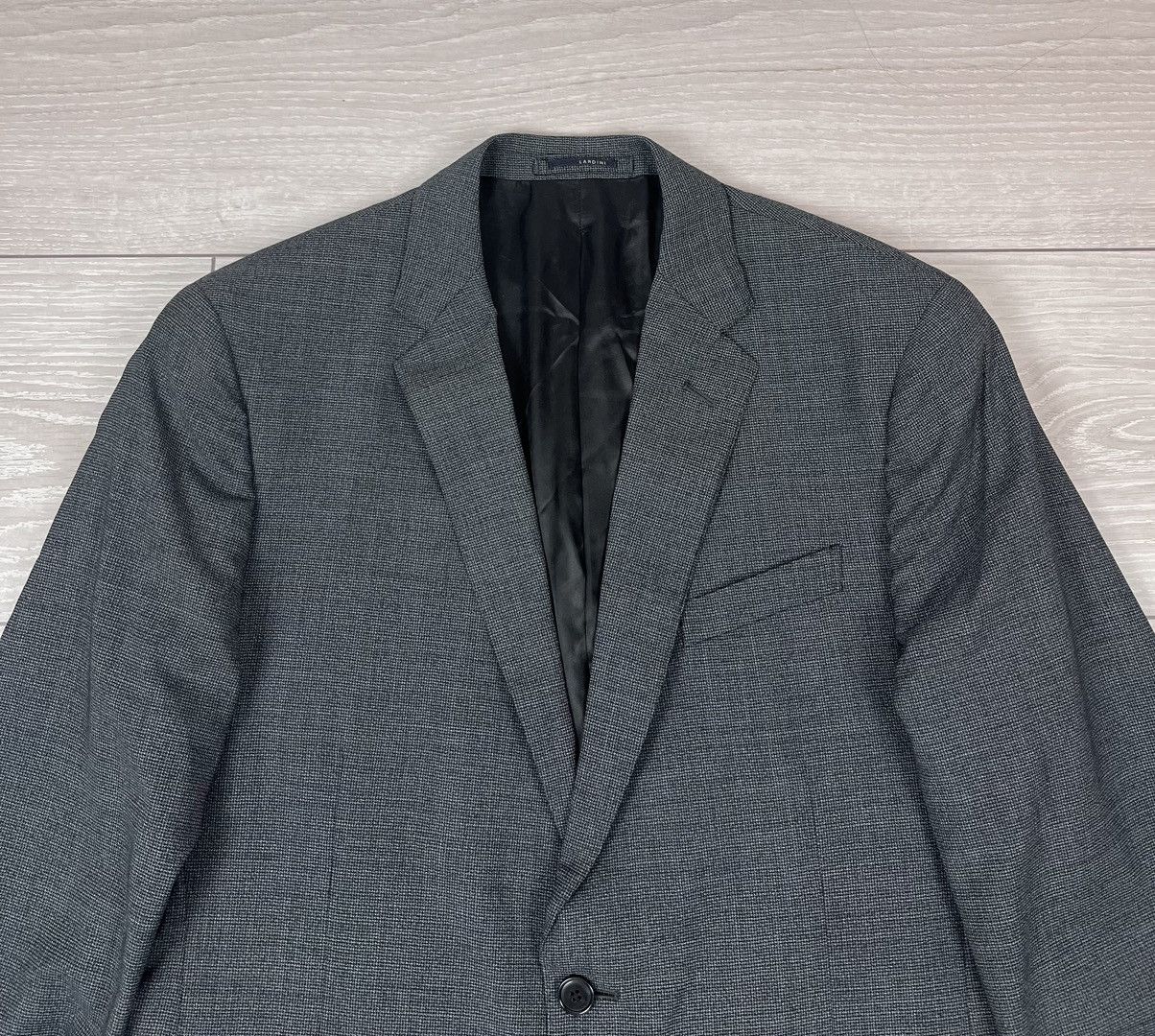 Lardini Lardini Italy Grey Wool Two Buttons Blazer 54 Size Size 48R - 5 Thumbnail