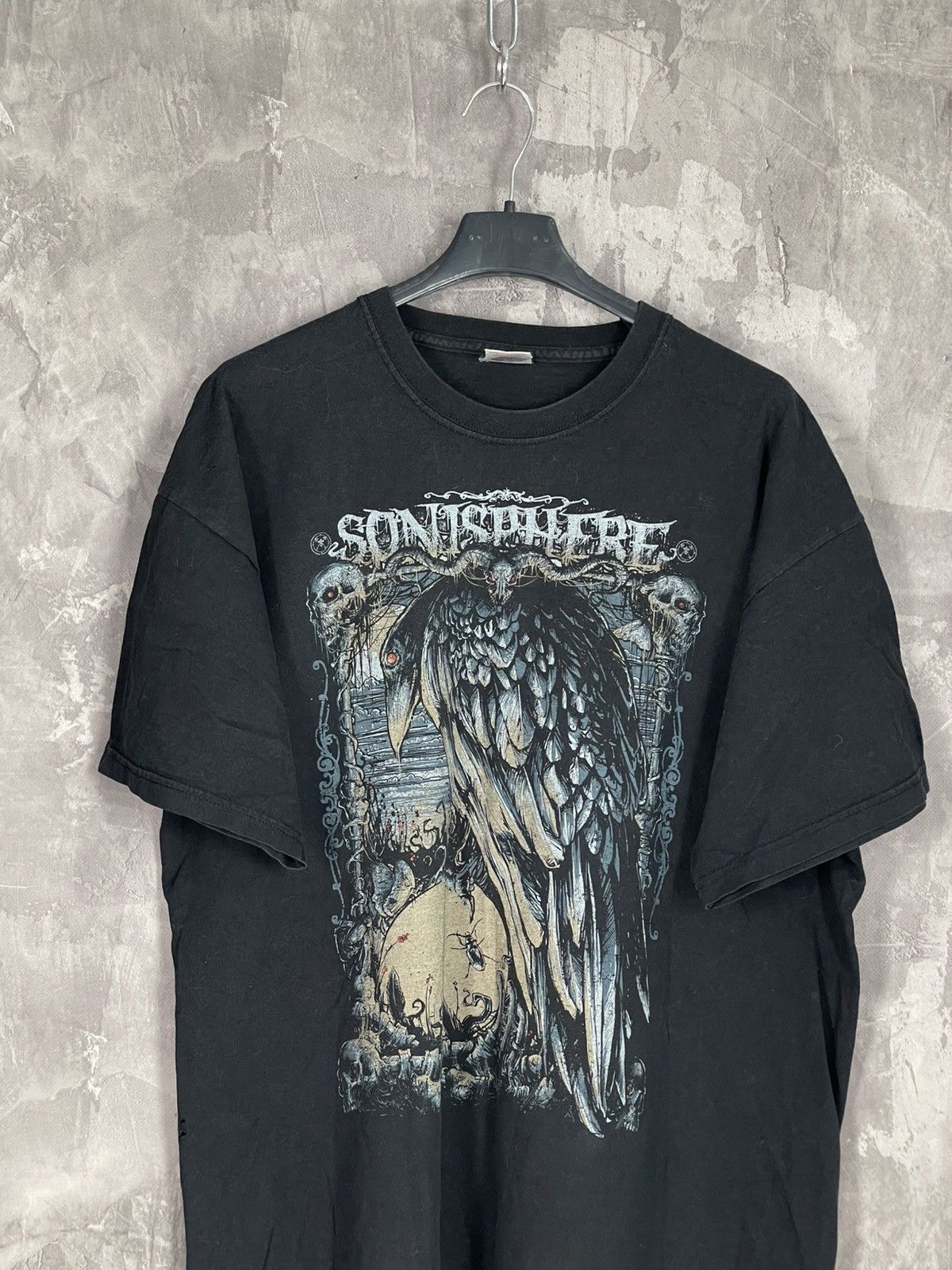 Band Tees × Vintage Vintage 2000s Sonisphere Faded T Shirt Slipknot Prodigy Nin Size US L / EU 52-54 / 3 - 2 Thumbnail