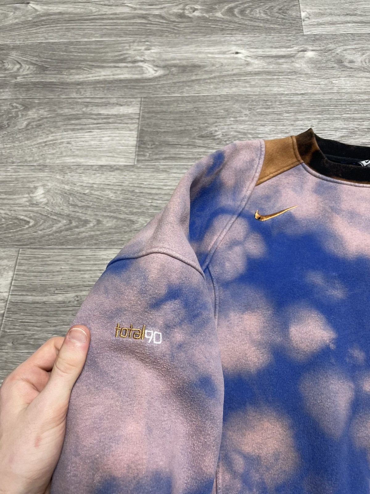 Nike Vintage Nike Total 90 Tie Dye Custom Sweatshirt Y2K 90s Size US M / EU 48-50 / 2 - 8 Thumbnail