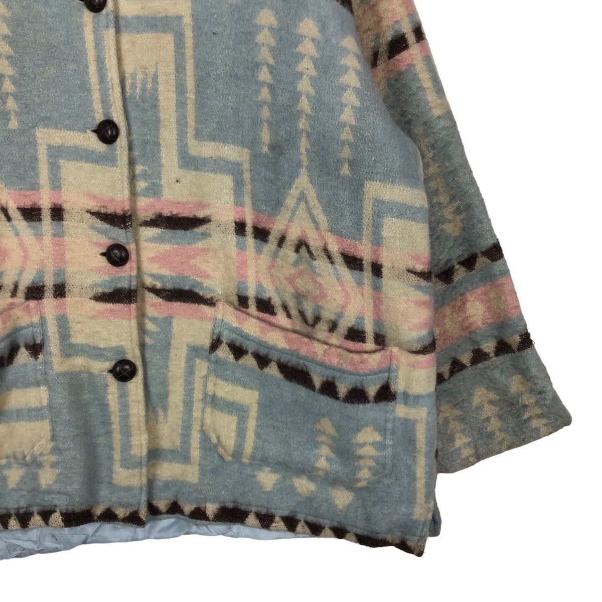 Japanese Brand 📌VINTAGE WOOL JACKET TWO PEOPLE JAPAN NAVAJO NATIVE Size US M / EU 48-50 / 2 - 7 Thumbnail