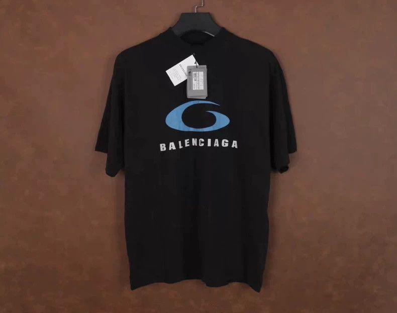 Balenciaga Sports ring slogan short sleeve black
