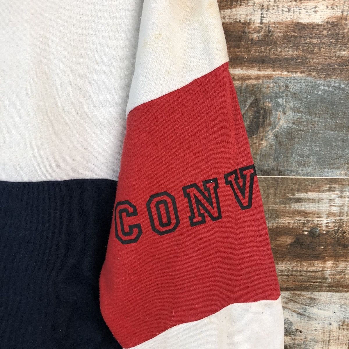 Converse Converse Vintage White Sweatshirt #A2548 Size US M / EU 48-50 / 2 - 19 Thumbnail