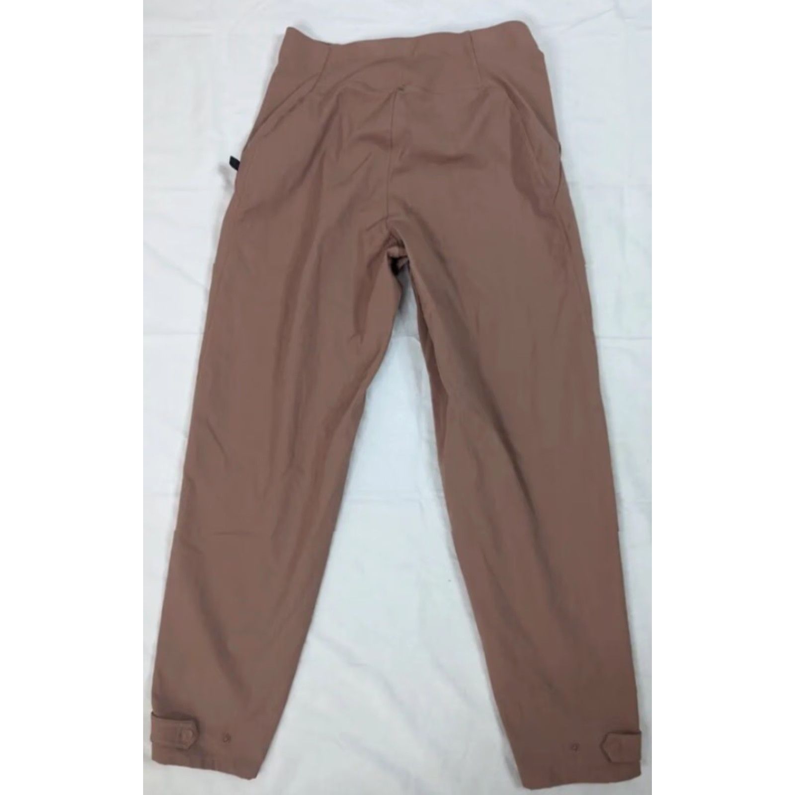 Lululemon LULULEMON LAB High Rise Merino Wool Blend Pants Women's 4 Tan Cropped Athleisure Visually Lightweight Comfort Size 26" / US 2 / IT 38 - 5 Thumbnail