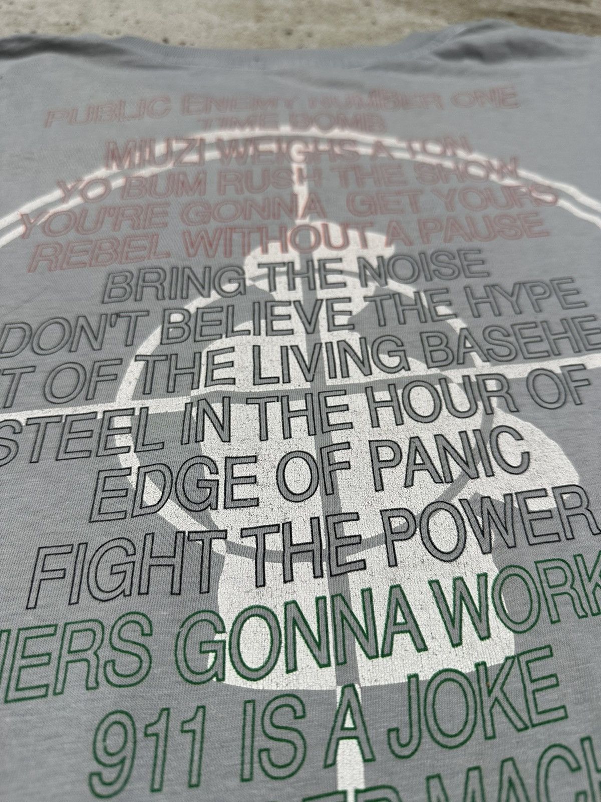 Public Enemy Vintage 90s Public Enemy Welcome to the Terrordome Grey Tee Size US M / EU 48-50 / 2 - 15 Thumbnail