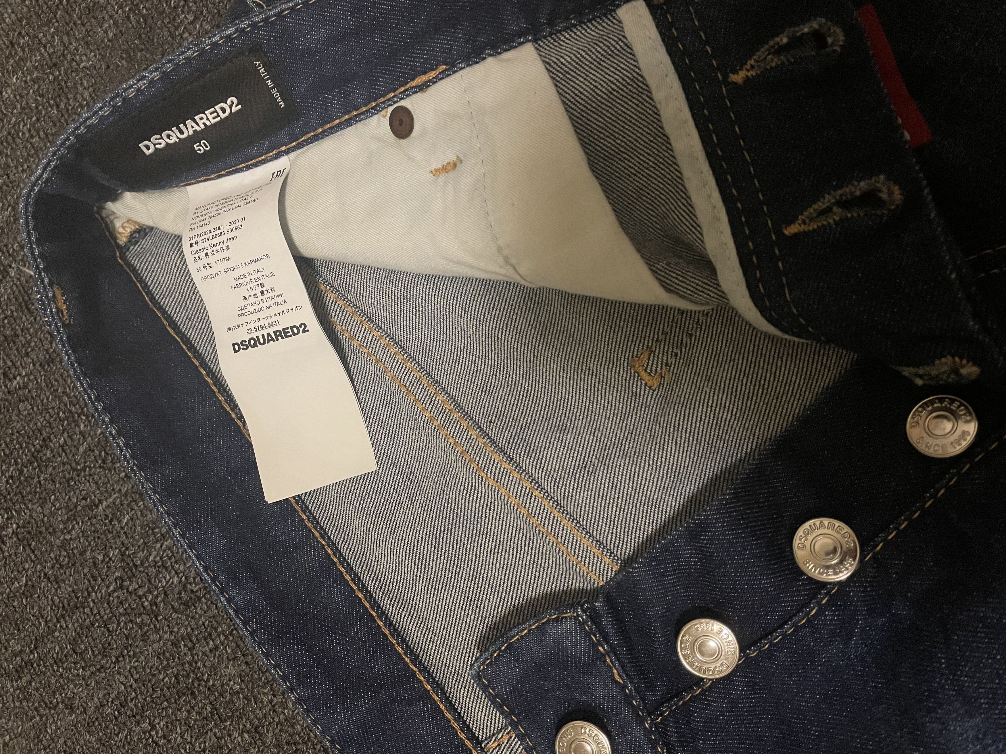 Dsquared2 Jeans Slim Fit With Stretch size 50