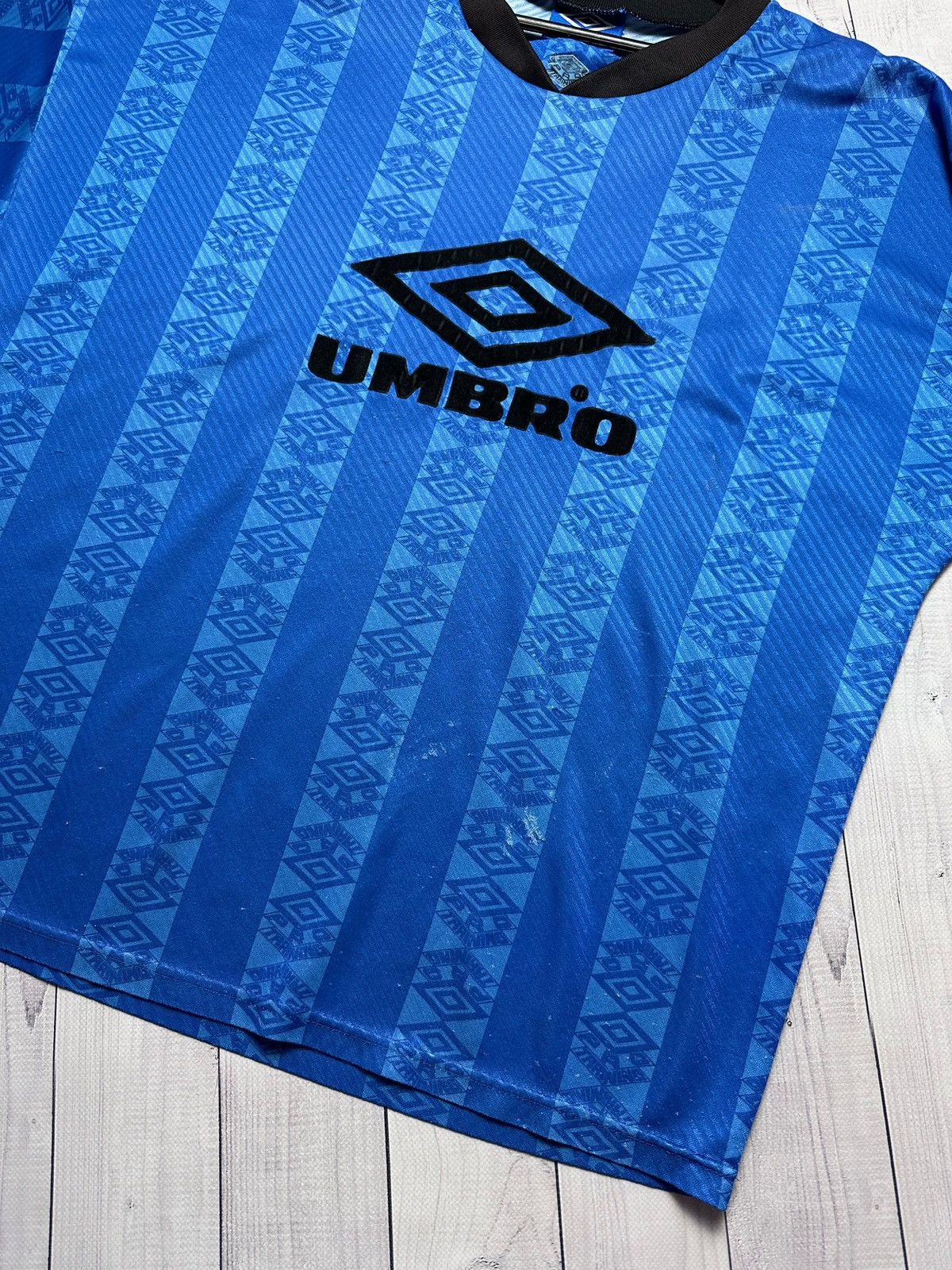 Umbro Umbro pro training vintage tee jersey blue size XL t-shirt Size US XL / EU 56 / 4 - 2 Thumbnail
