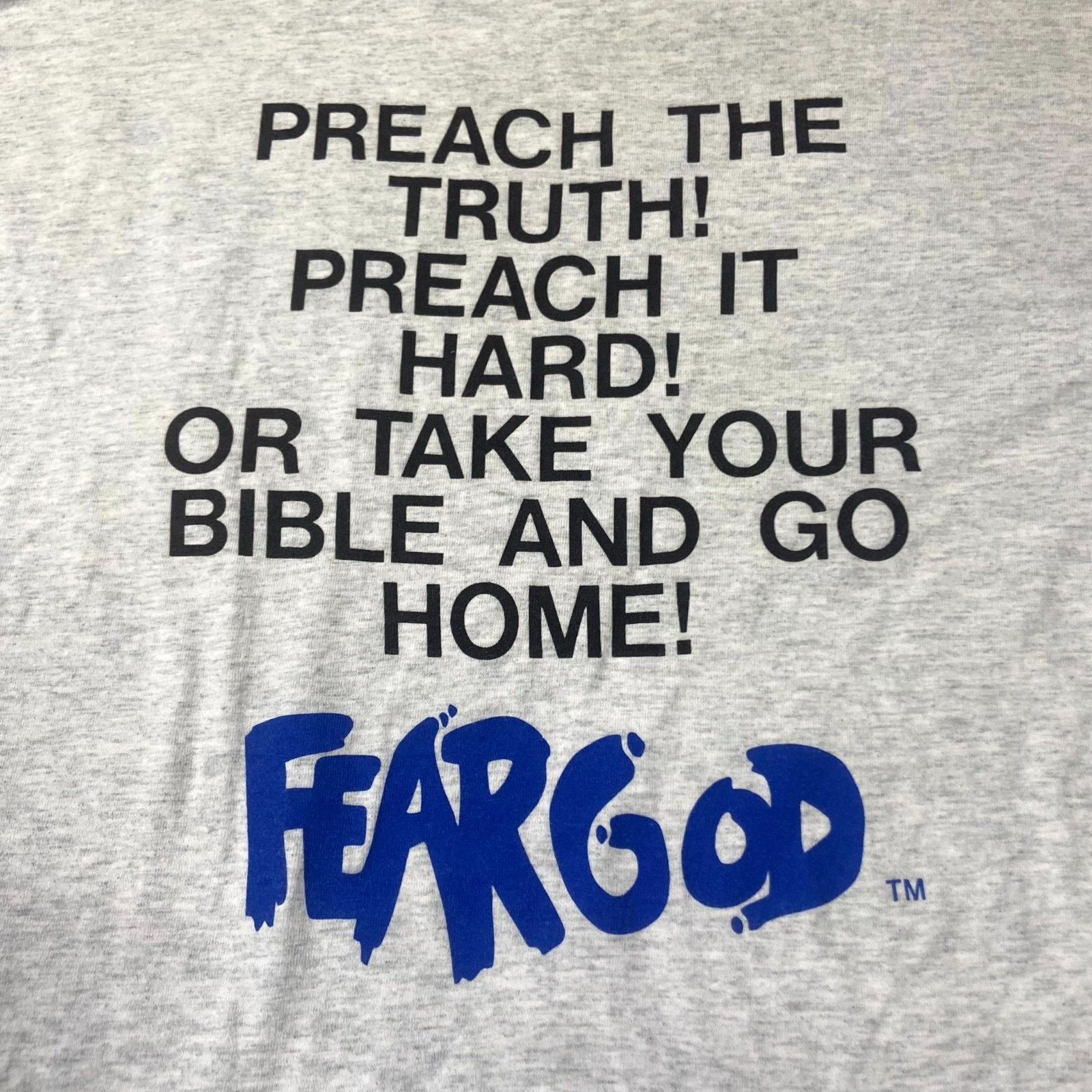 Fruit Of The Loom Vintage Jesus Tee 90s Shirt Sz L Y2K Graphic Fear God Size US L / EU 52-54 / 3 - 3 Thumbnail