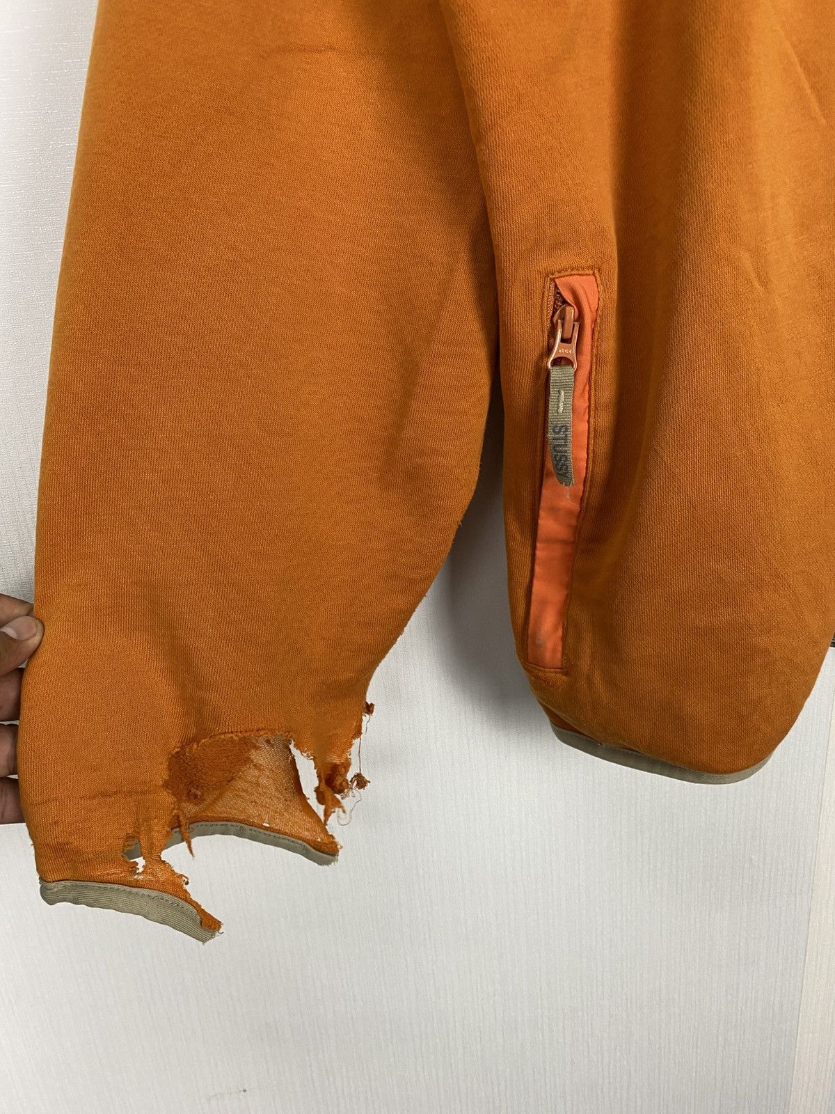 Stussy Stussy big hole distress style sweater Size US L / EU 52-54 / 3 - 6 Thumbnail