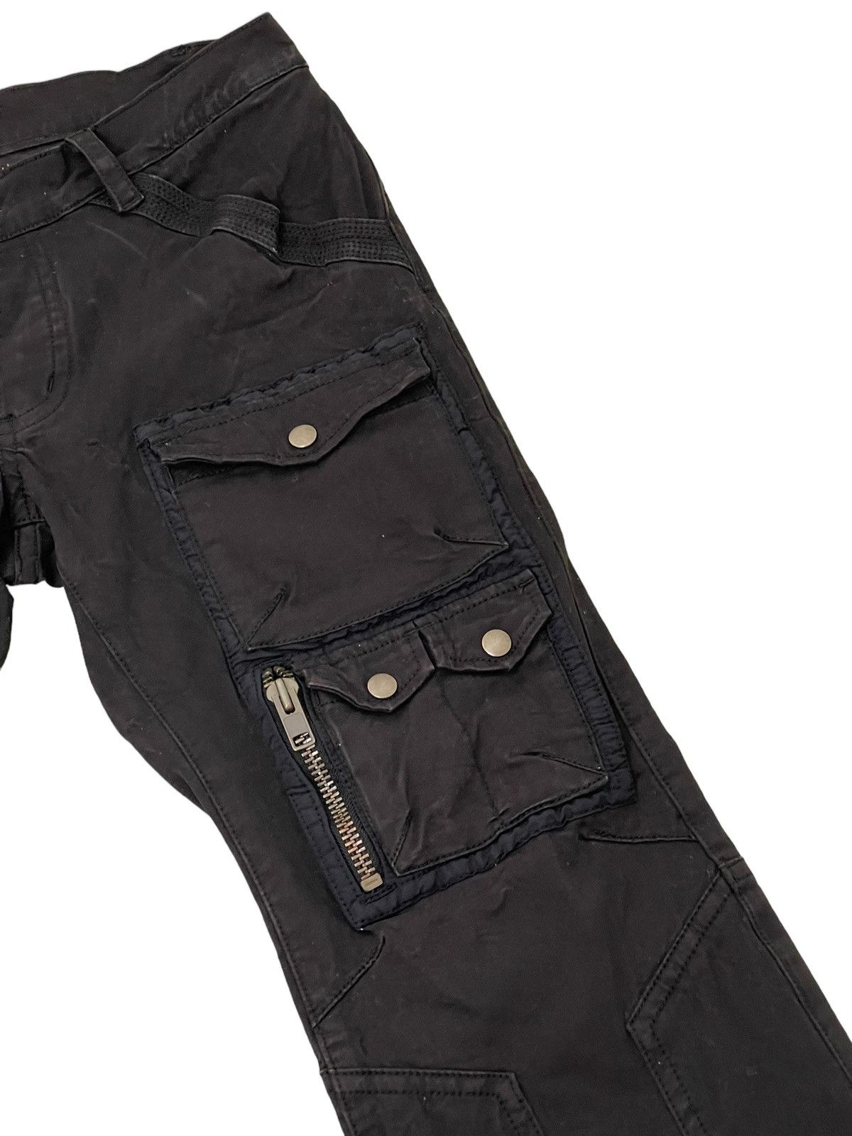 Japanese Brand Bush Pant Kenji Ito Moleskin Low Rise Straight 6🟦9 Size US 33 - 7 Thumbnail