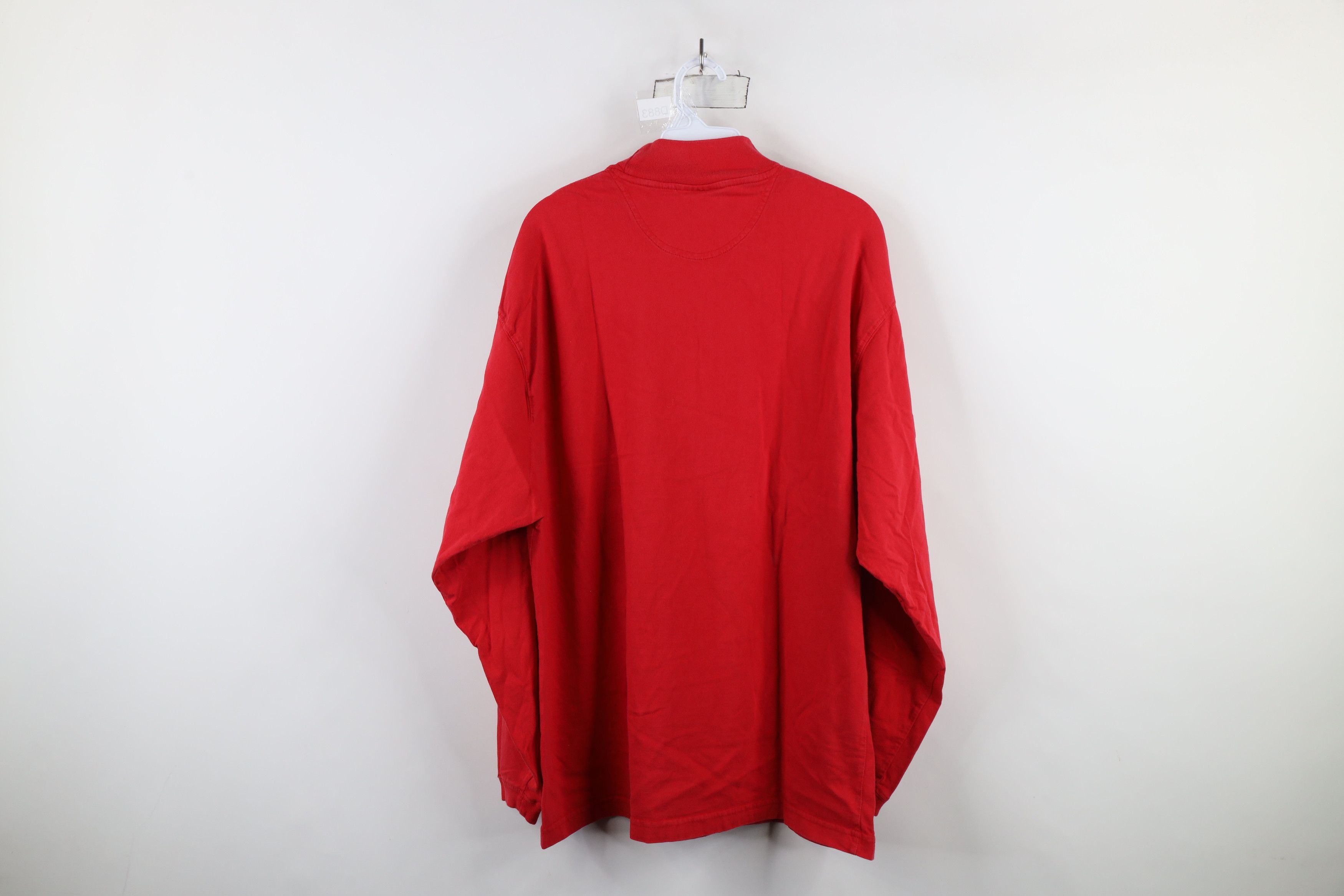 Vintage Vintage 90s Ohio State University Mock Neck T-Shirt Cotton Size US L / EU 52-54 / 3 - 7 Thumbnail