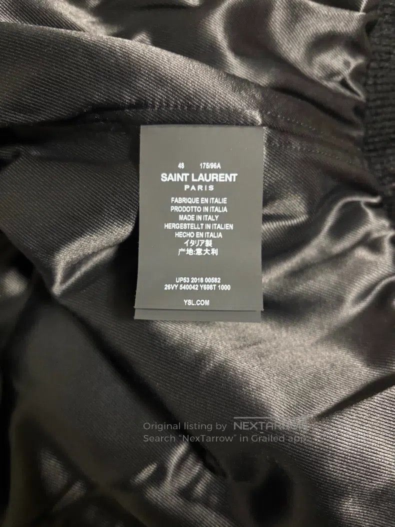 Saint Laurent Paris Saint Laurent Paris Black Velvet Snake Leather Jacket Size US M / EU 48-50 / 2 - 7 Thumbnail