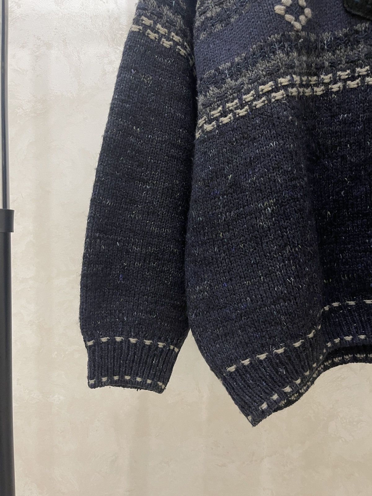 Vintage Nani Bon Of Italy Knit Sweater wool silk vintage Size US XL / EU 56 / 4 - 3 Thumbnail
