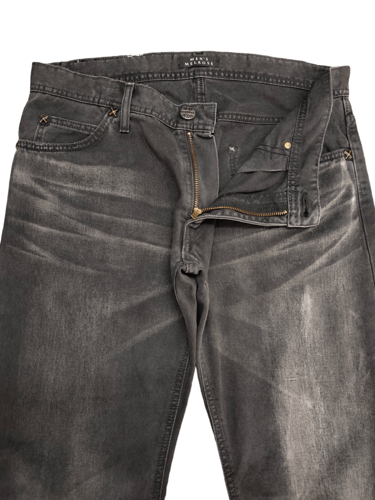 If Six Was Nine × Le Grande Bleu (L.G.B.) × Lee Flare Jeans Lee X Mens Melrose Distress Faded Boot Cut Y2k Size US 33 - 10 Thumbnail