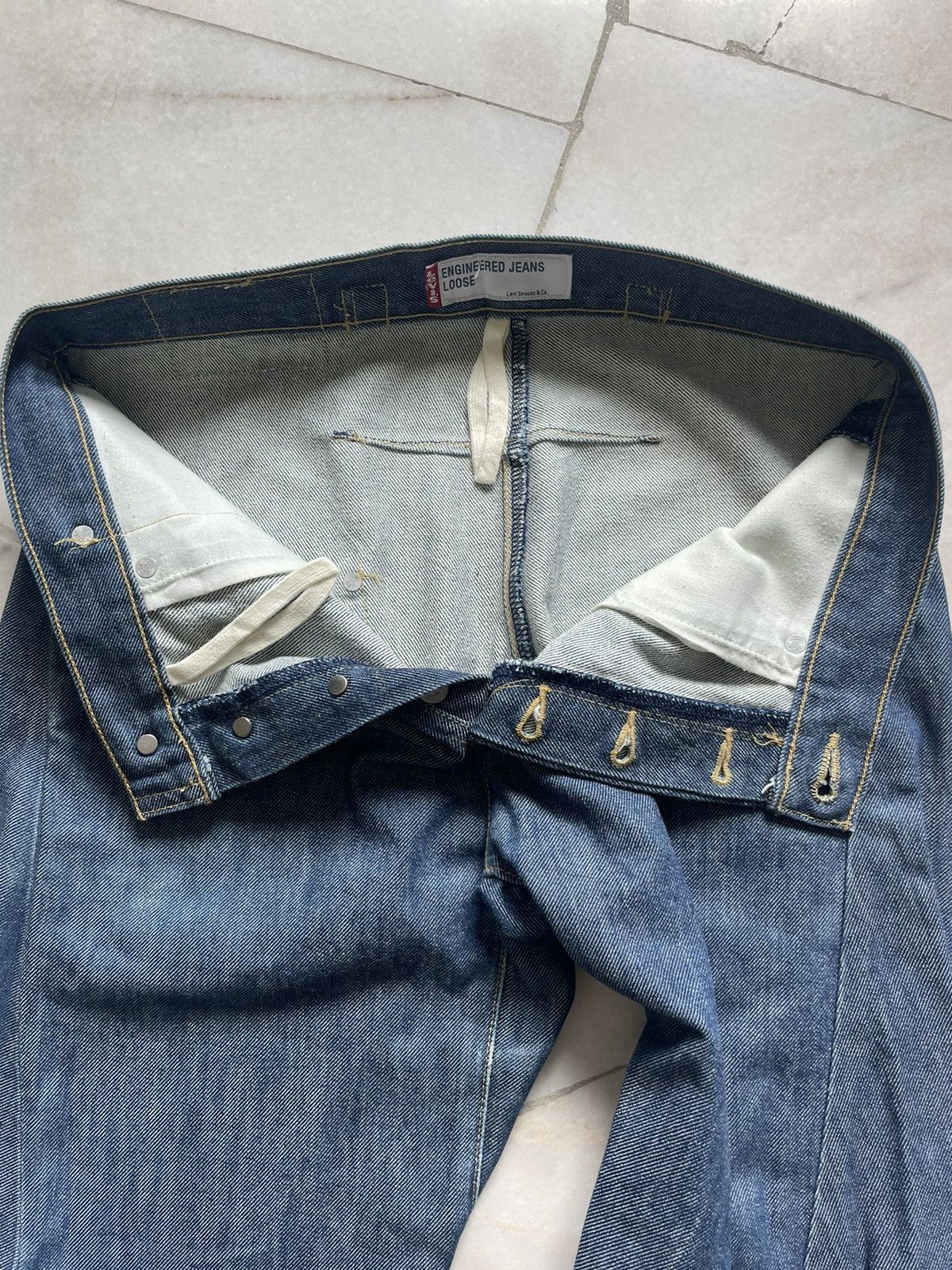 Levi's Vintage 90s Levis Engineered Loose Jeans 31x32 Size US 31 - 8 Thumbnail