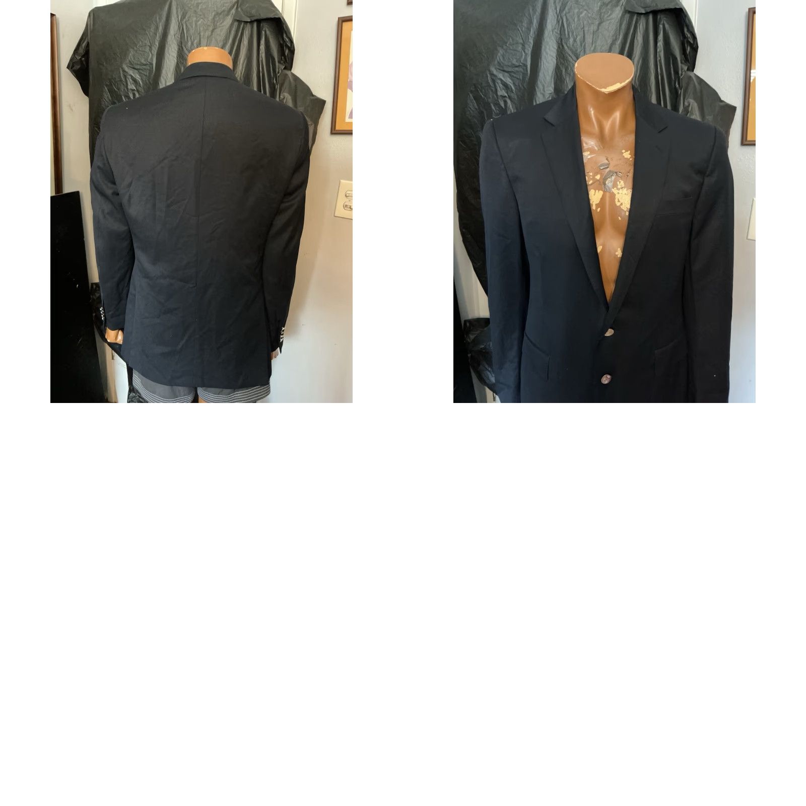 Ralph Lauren Ralph Lauren Black Label 100% Wool Navy Blue 2 Button Blazer Jacket Sz. 42L Size 42R - 11 Thumbnail