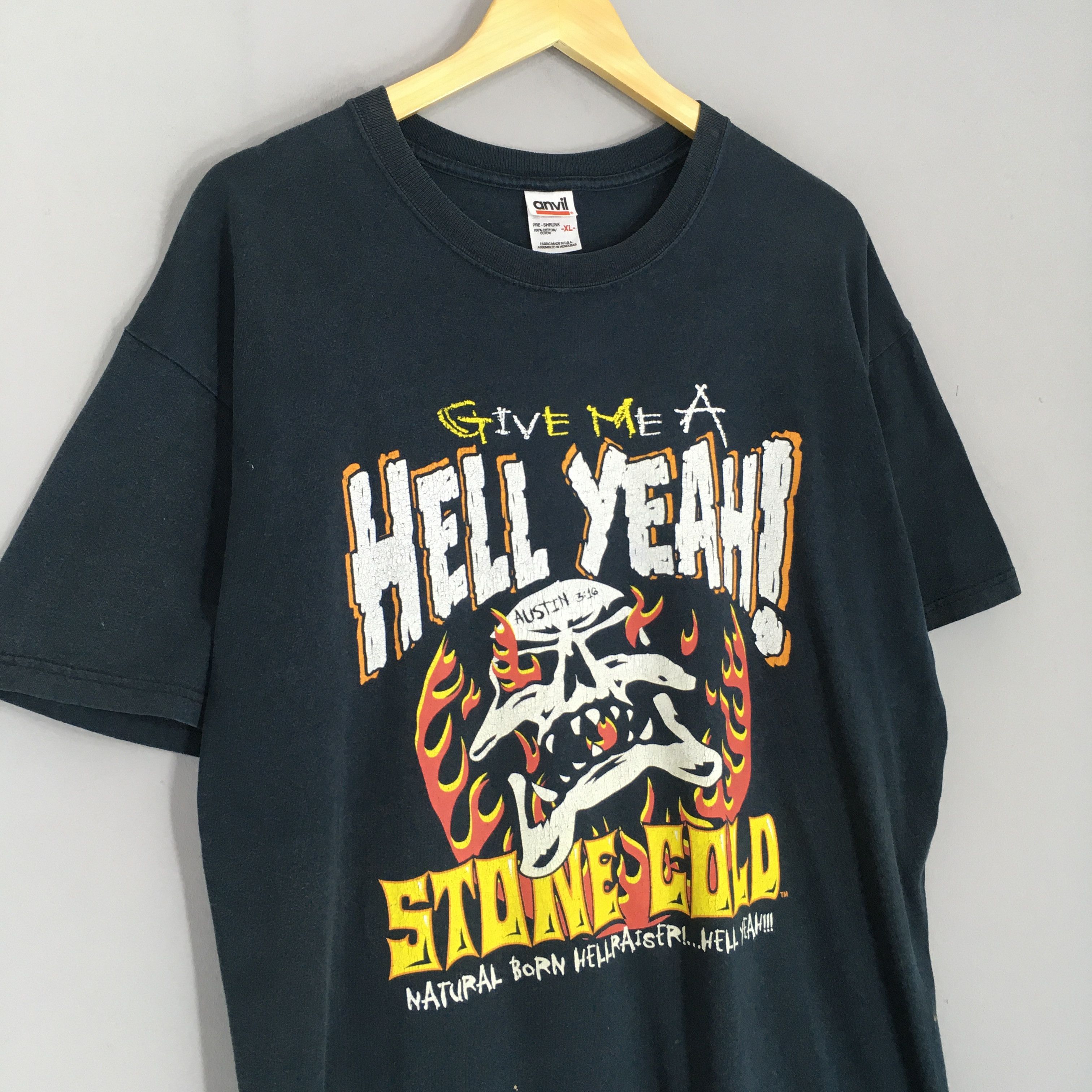 Vintage Vintage WWF Stone Cold Steve Austin T Shirt XLarge Size US M / EU 48-50 / 2 - 3 Thumbnail