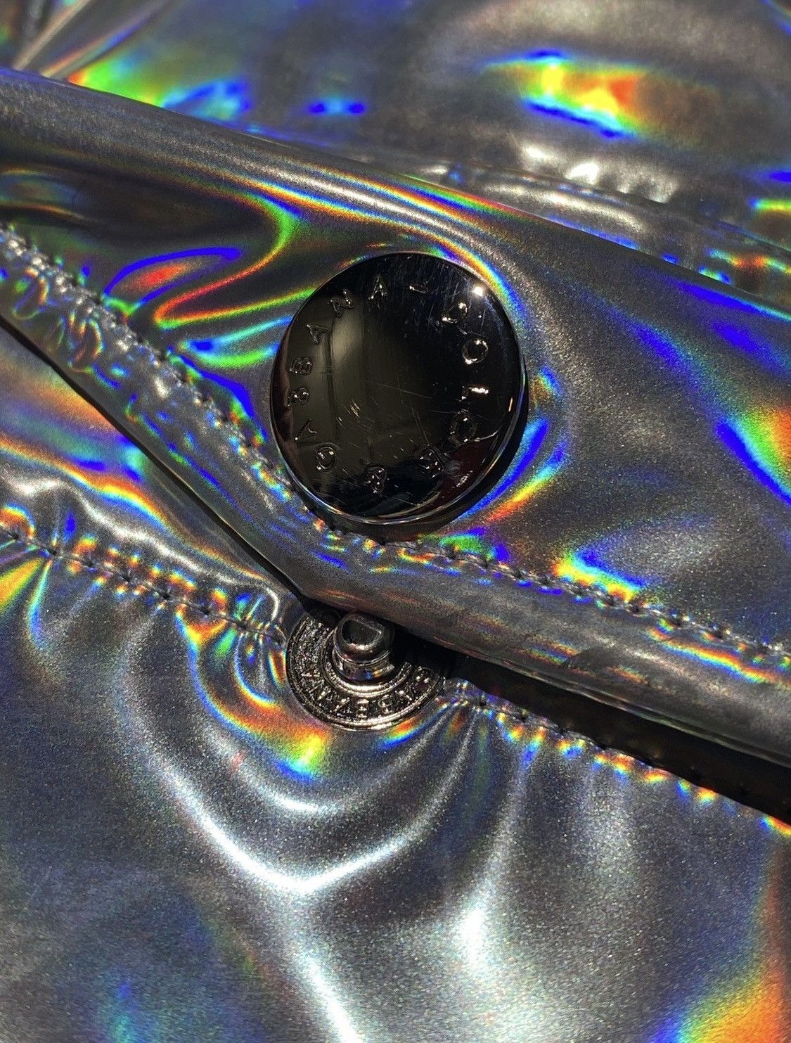 Dolce & Gabbana Dolce & Gabbana Holographic-Effect Padded Jacket Size US M / EU 48-50 / 2 - 4 Thumbnail