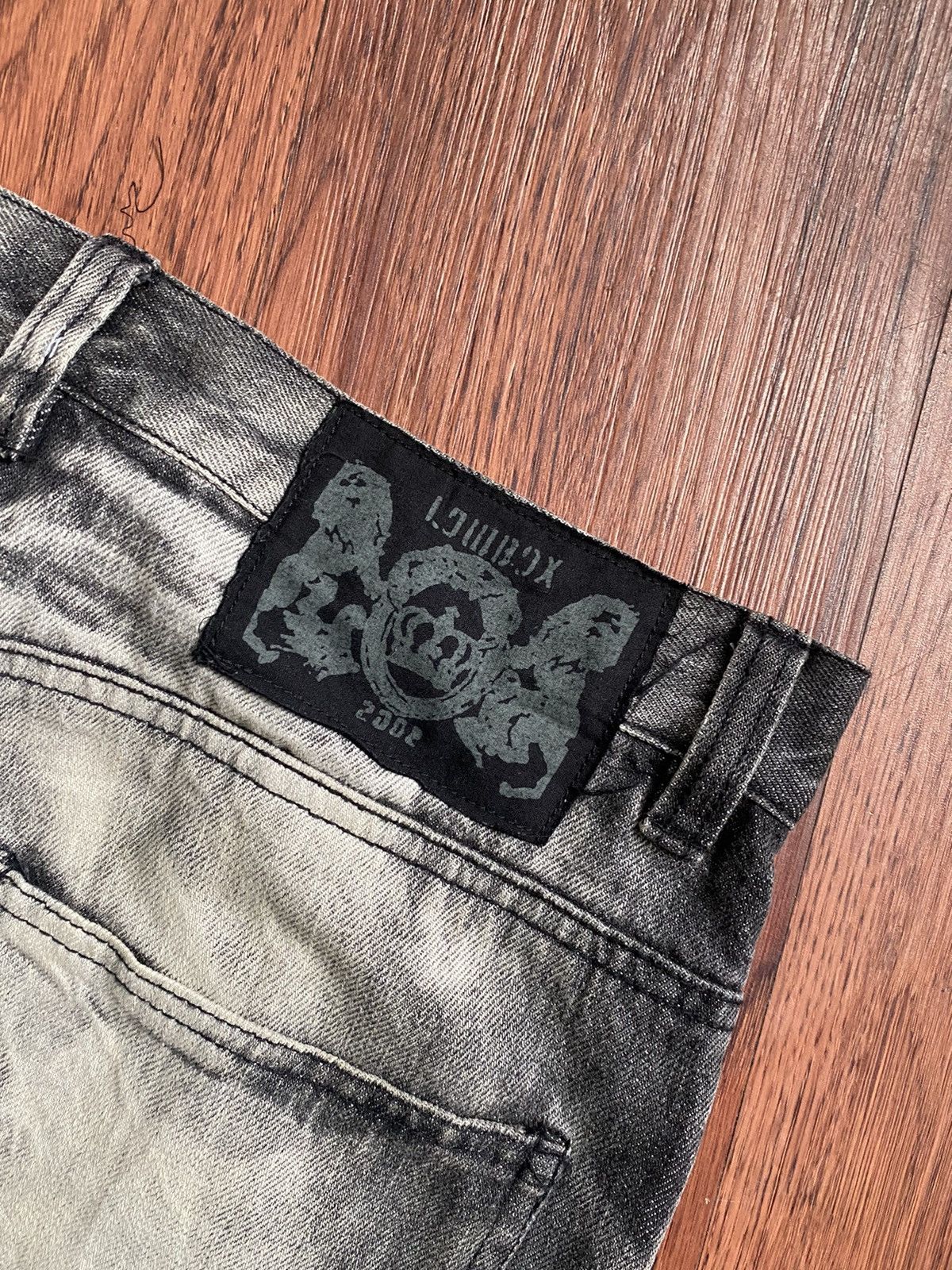 If Six Was Nine Low Box Ripped Flare Jeans Size US 30 / EU 46 - 9 Thumbnail
