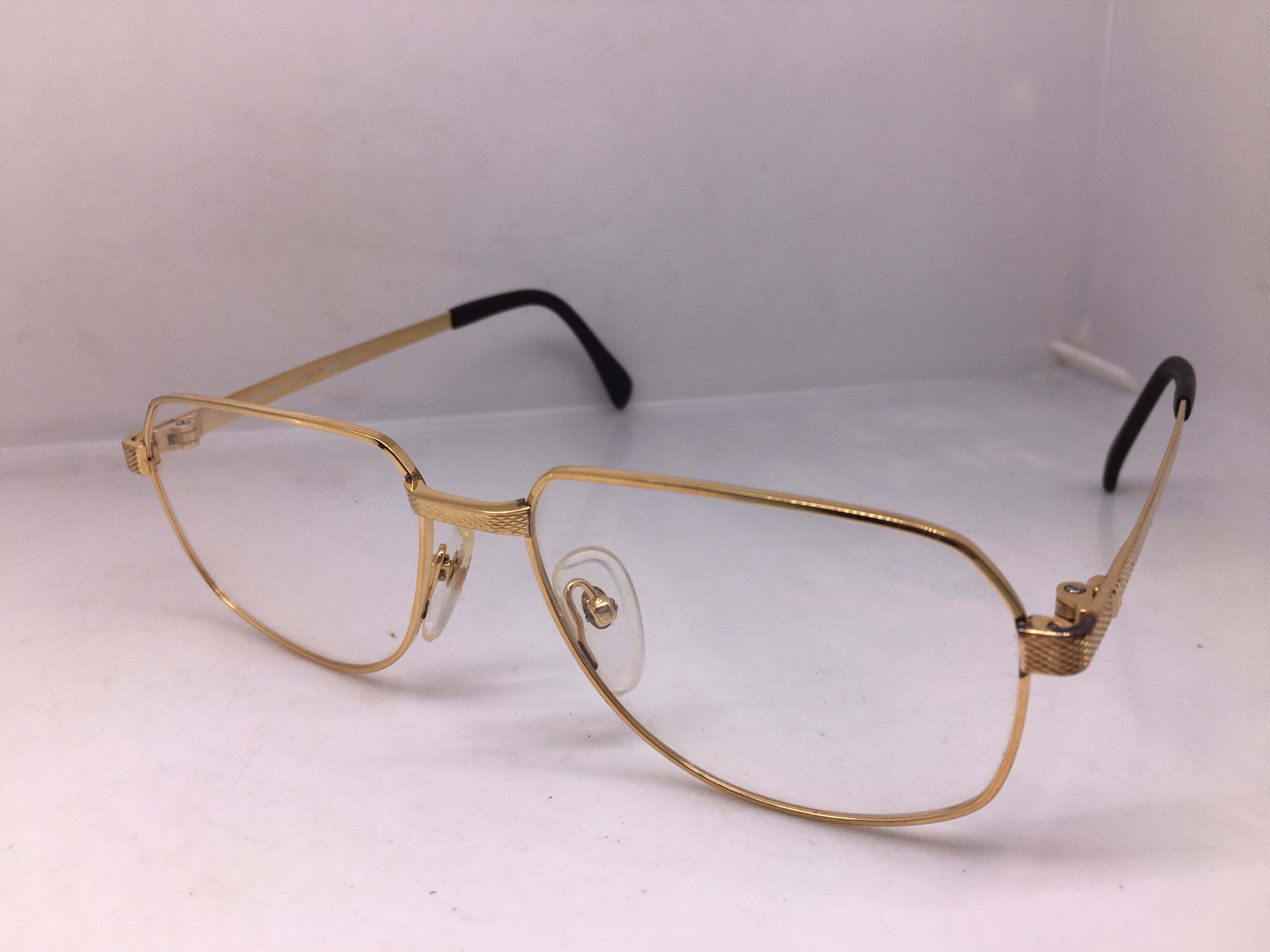 Vintage Vintage BIG BEN Gold Eyeglasses Frame Japan Size ONE SIZE - 3 Thumbnail