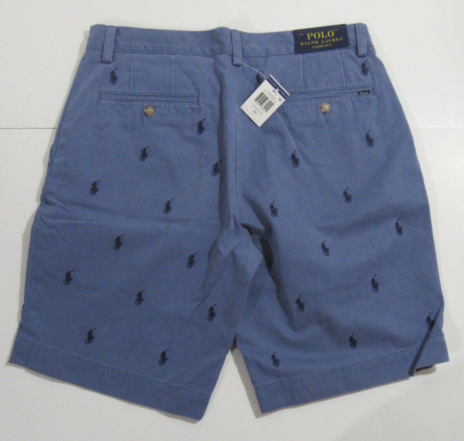 Polo Ralph Lauren Polo Ralph Lauren All Over Pony Chino Shorts Carson NWT 31 Size US 31 - 2 Thumbnail