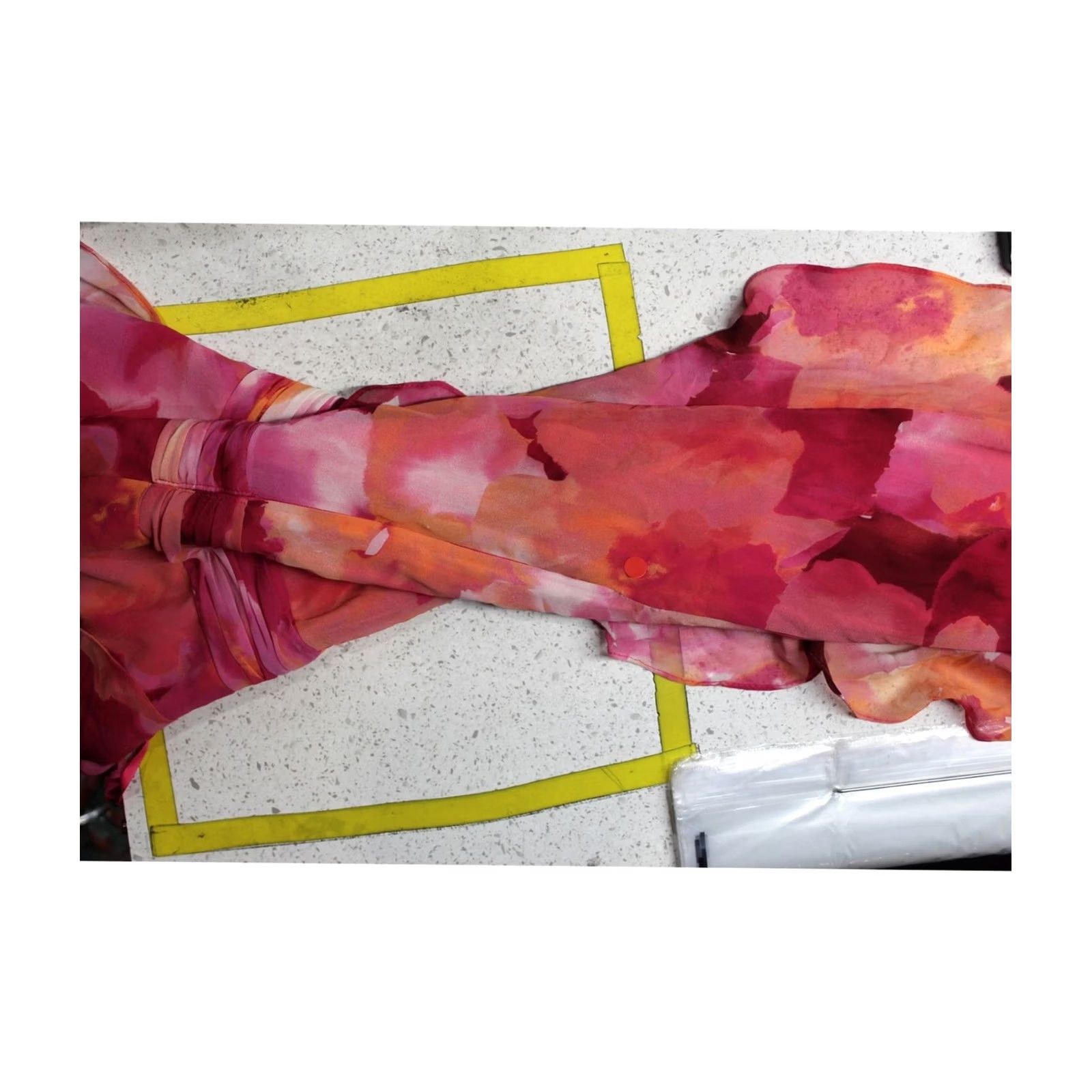 Vintage XSCAPE Womens Floral Ruffle High-Low Dress Size 10 medpink Size L / US 10 / IT 46 - 3 Thumbnail