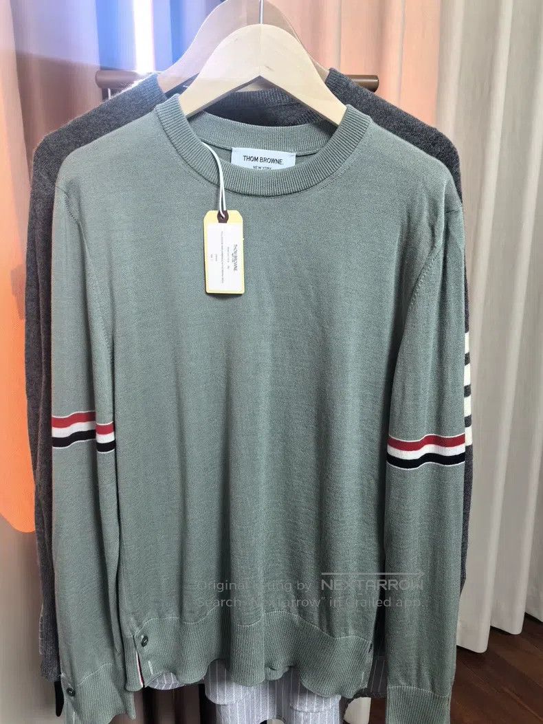 Thom Browne Thom Browne Sleeve Label Wool Sweater Size US XS / EU 42 / 0 - 1 Thumbnail