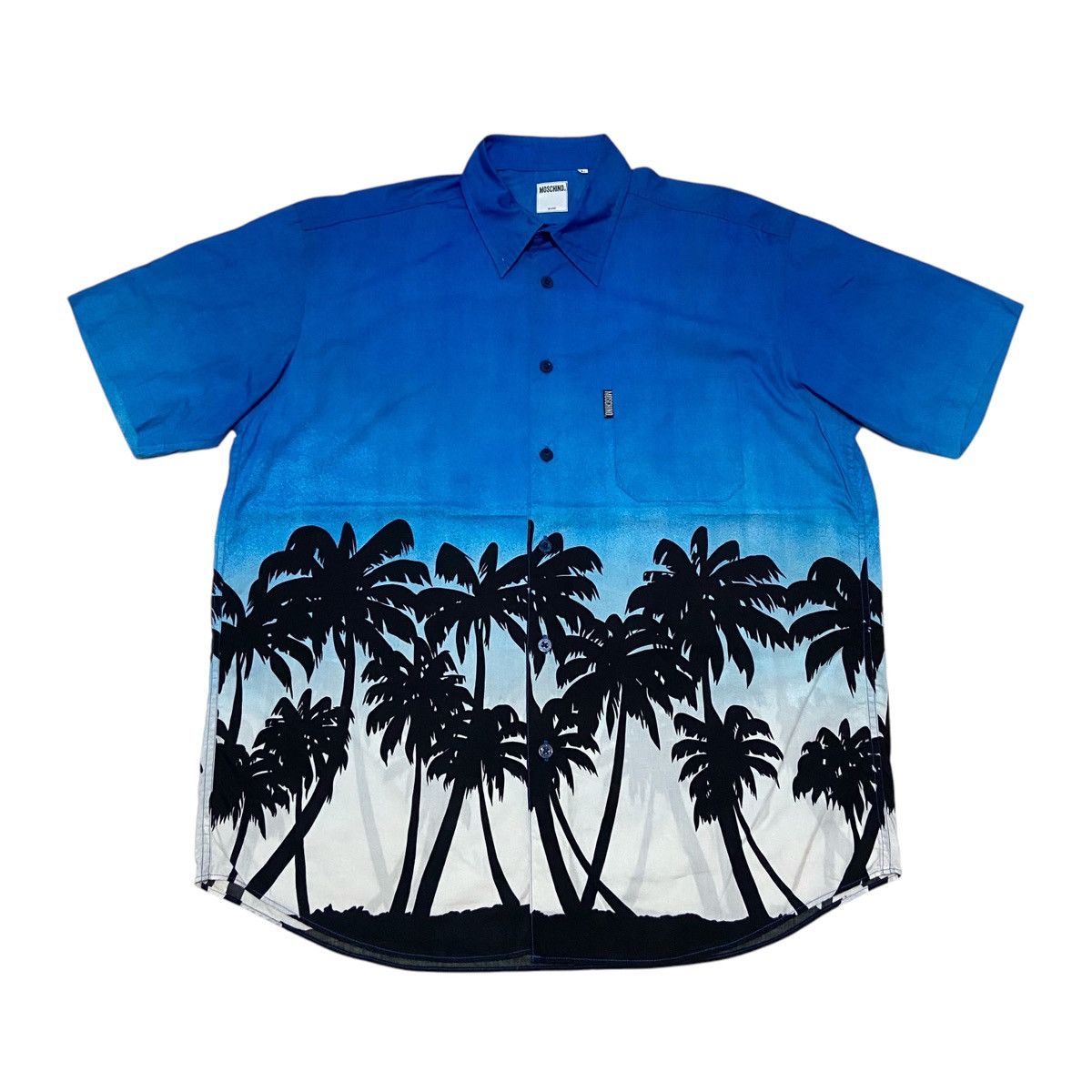 Japanese Brand × Moschino MOSCHINO Jeans Hawaiian Shirt Size L fit XL Size US L / EU 52-54 / 3 - 1 Thumbnail