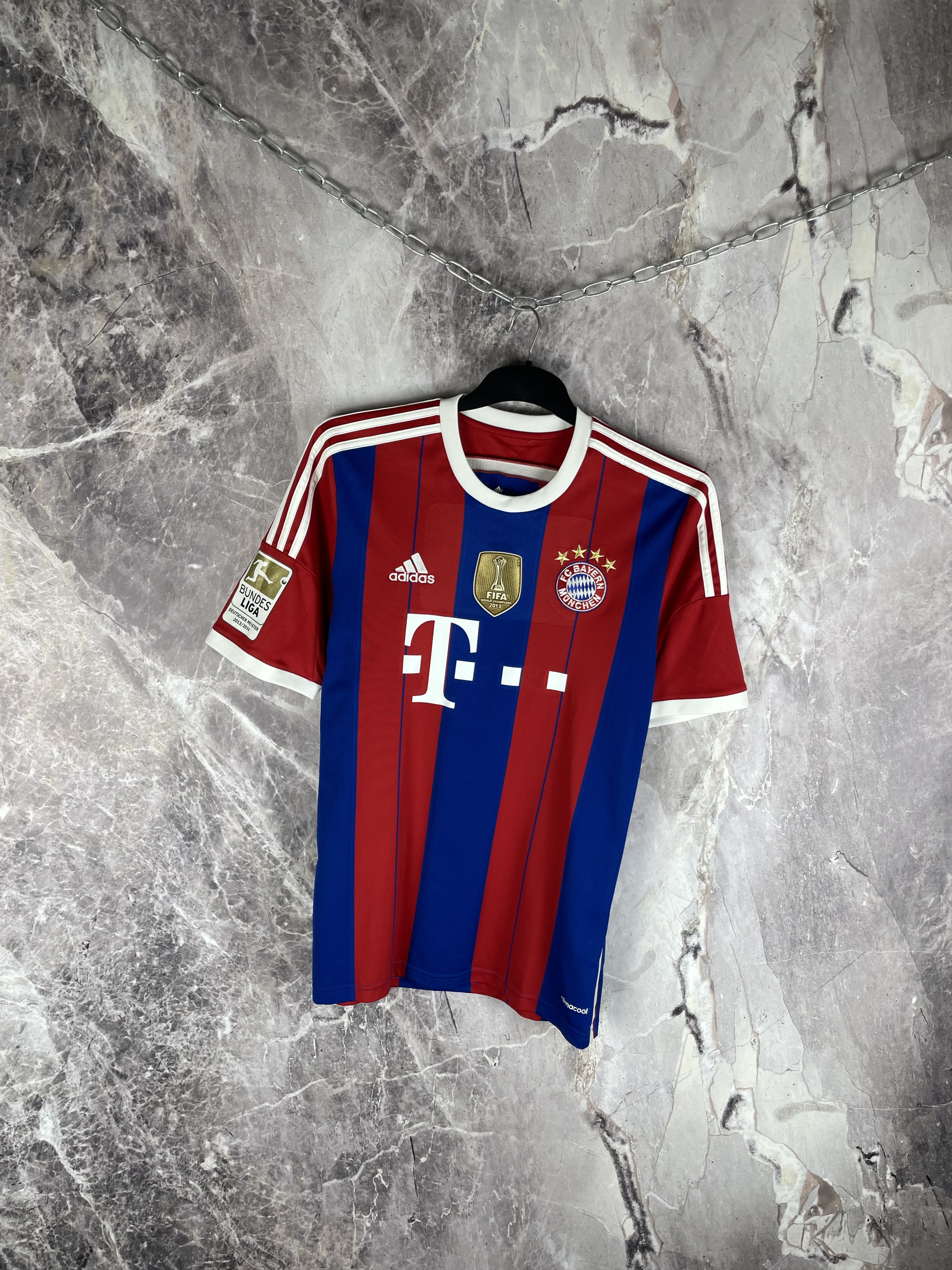 Adidas Bayern Munich 2014-2015 Home Jersey Vintage Soccer Size US M / EU 48-50 / 2 - 2 Thumbnail